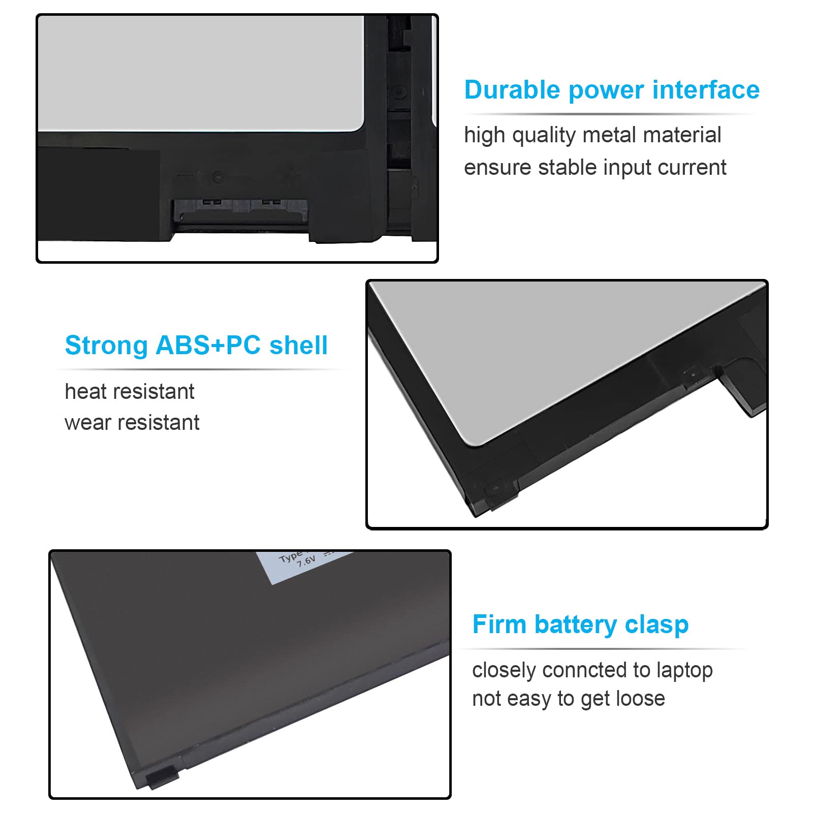 Mxv9V 7.6V 60Wh Laptop Battery For Dell Latitude 7400 7300 E5300 E5310, Latitude 5300 5310 2 In 1, For Inspiron 7300 7306 2 In 1