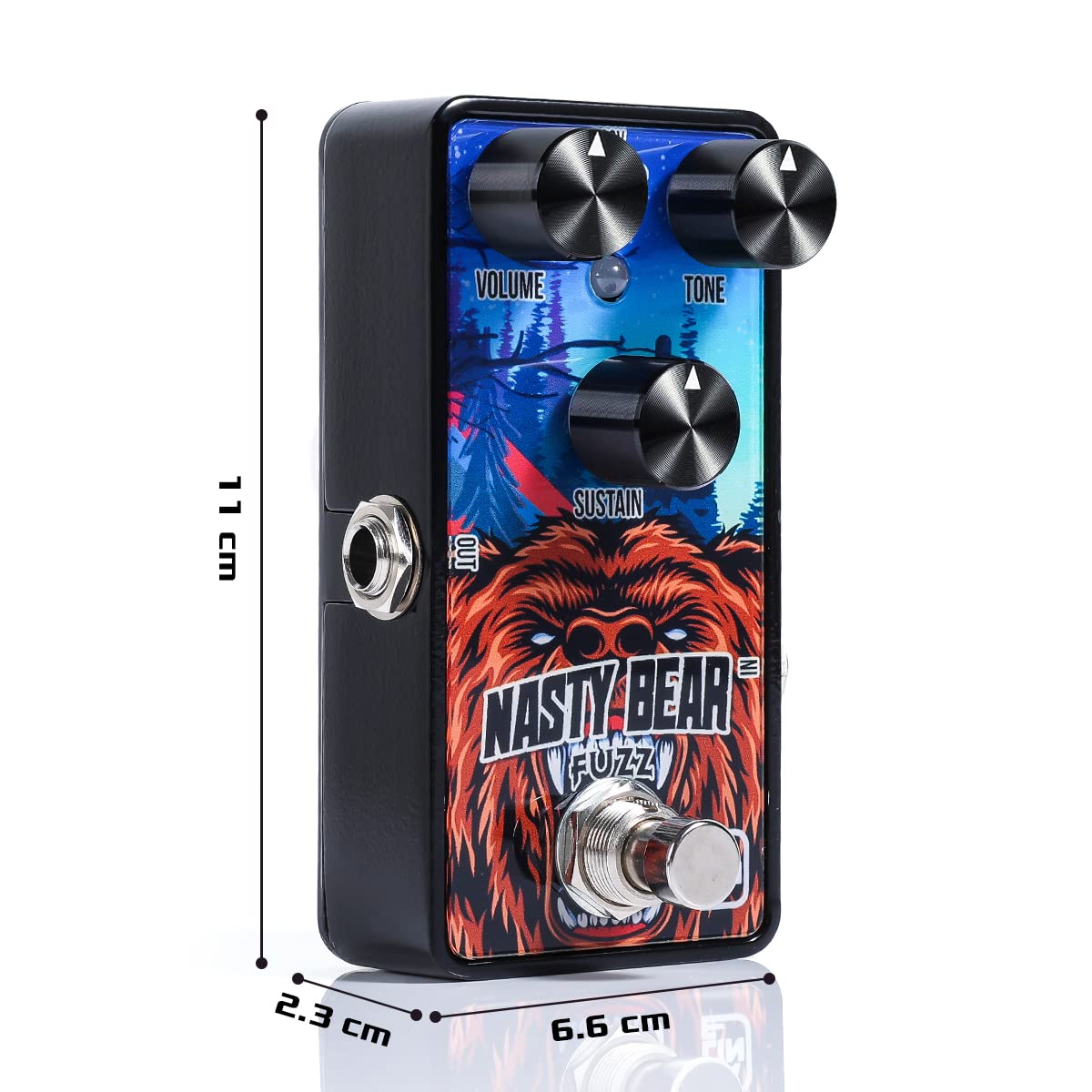 Caline G014 Guitar Fuzz Pedal Classic G Series Guitar Mini Fuzz Effect Pedal For Electric Guitar With True Bypass