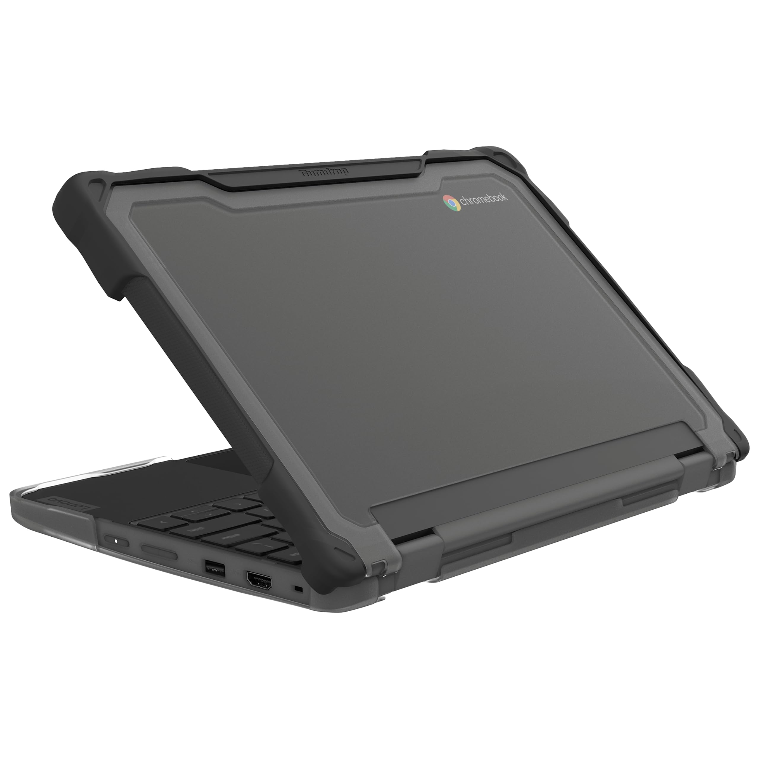 Gumdrop SlimTech Custom Case Fits Lenovo 300e | 300w Yoga Gen 4 (2-in-1)-Lightweight Protection Rubberized Thread on Sides Seaml