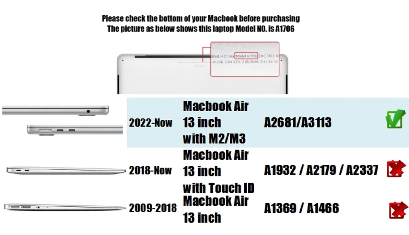 Se7Enline Compatible With Macbook Air 13.6 Inch Touchpad Protector Trackpad Cover Unti Scratch Smooth Surface Unti Water For 202