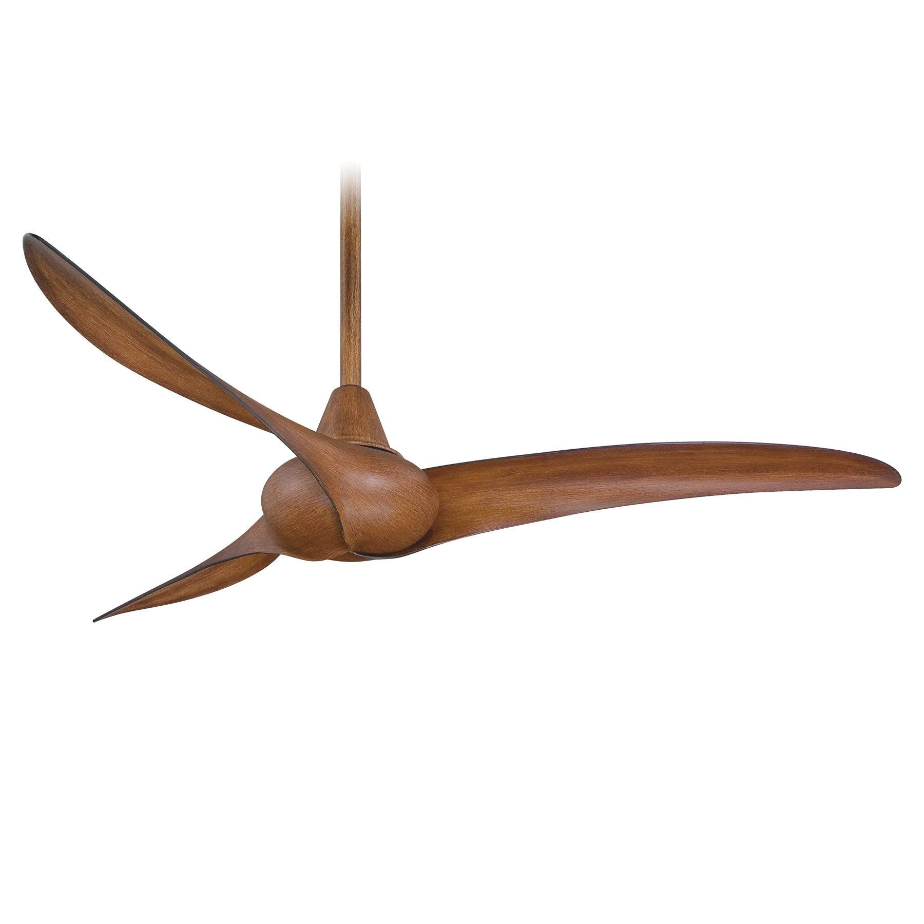 MINKA-AIRE 52 Wave Distressed Koa Indoor Ceiling Fan with Remote