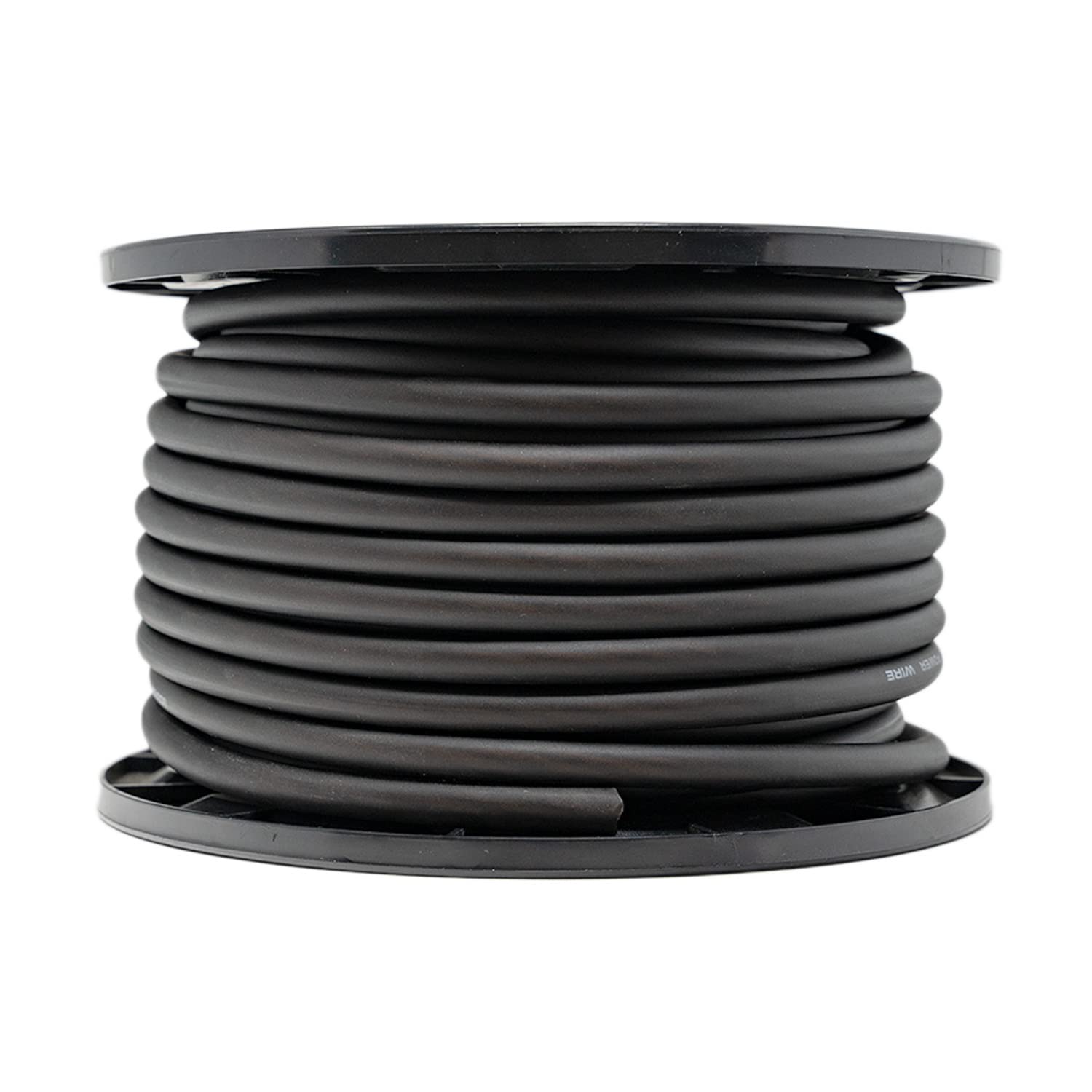 Soundbox Connected 4 Gauge Black Amplifier Amp Power/Ground Wire 100 Feet Superflex Cable 100' Spool