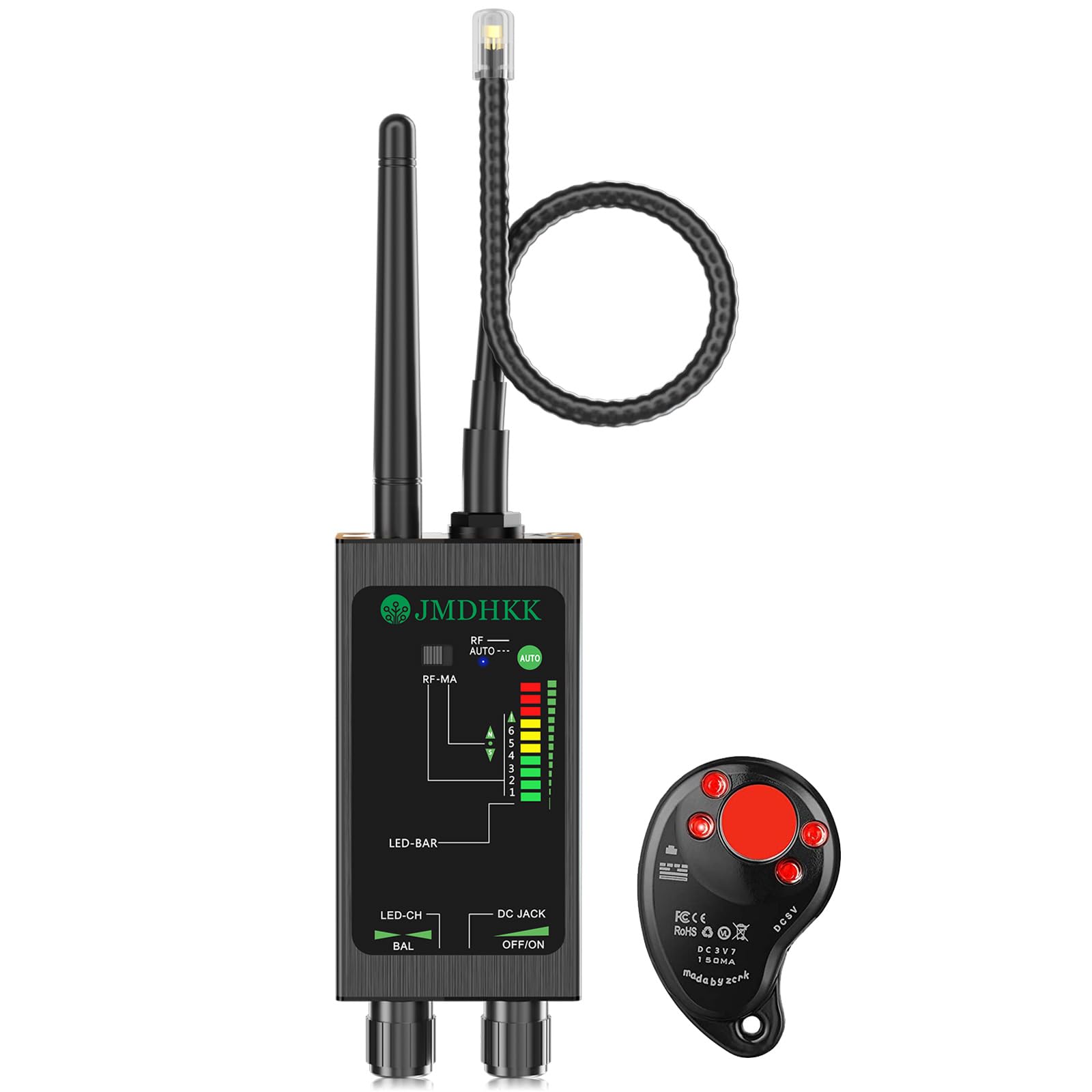 JMDHKK M8000 Hidden Camera Detector, Bug Detector,Camera Finder, Signal Detector for Hotels, Travels, Vehicles, Offices, Public 