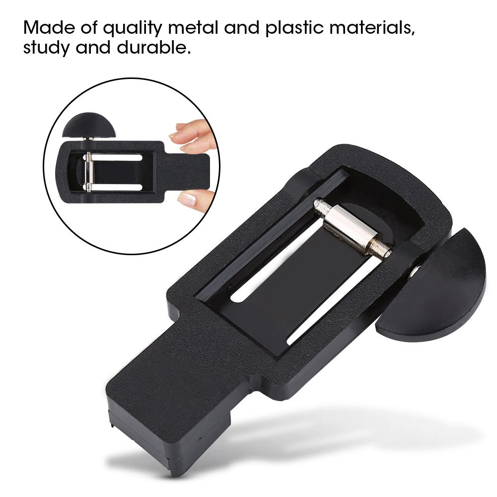 Dilwe Reed Cutter For Soprano Alto Tenor Saxophone Sax Clarinet Reed Trimmer Cutter Repair Tool (Clarinet)