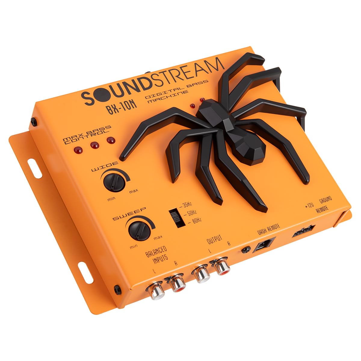 Soundstream Bx 10X | Bass Processor   Digital Sound Restoration, Maximizer And Reproducer   Car Audio Booster (Orange)