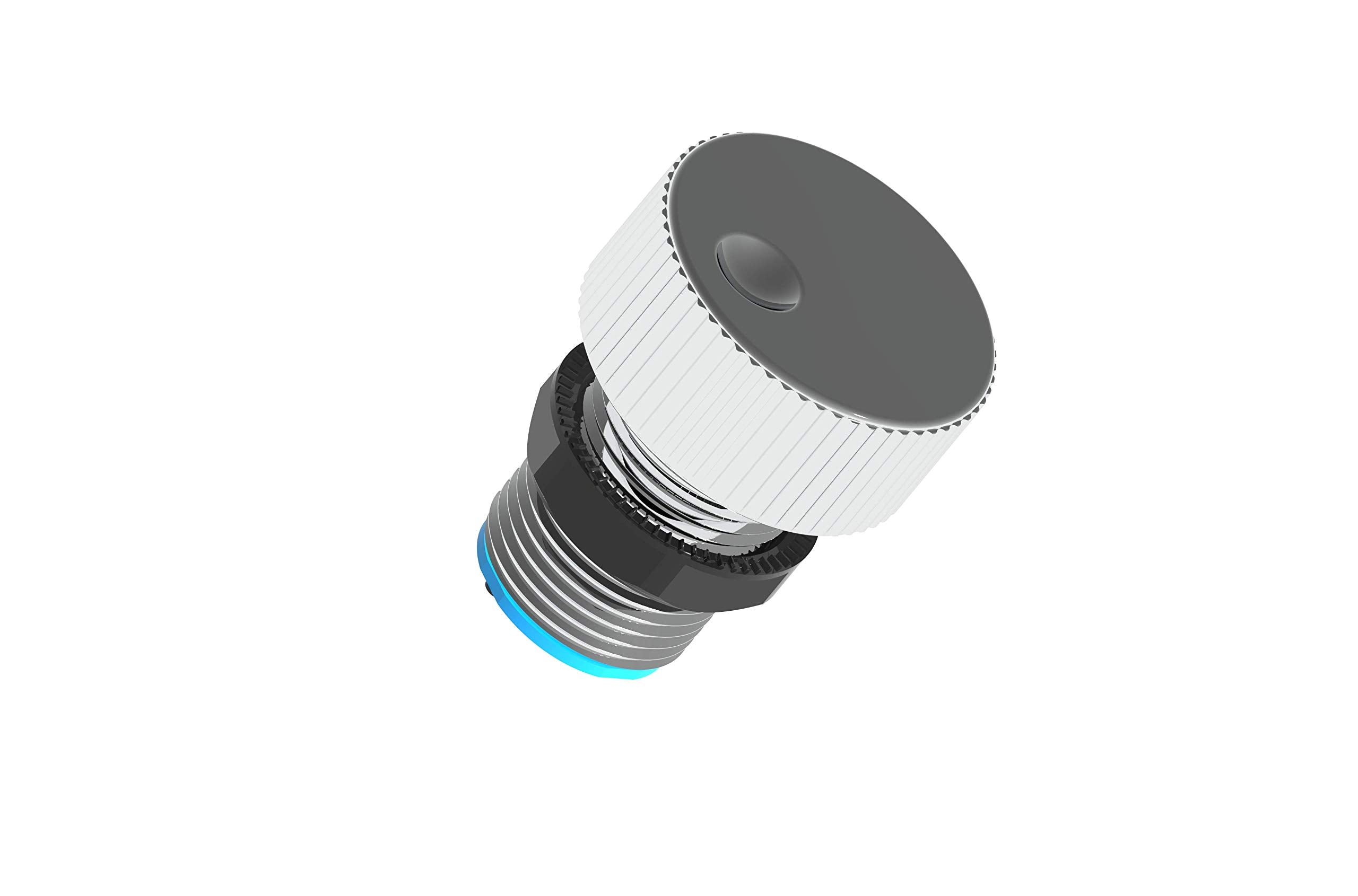 ThunderStick GRS USB Button Hole Spinner X/Y Axis Swap Aluminum Silver
