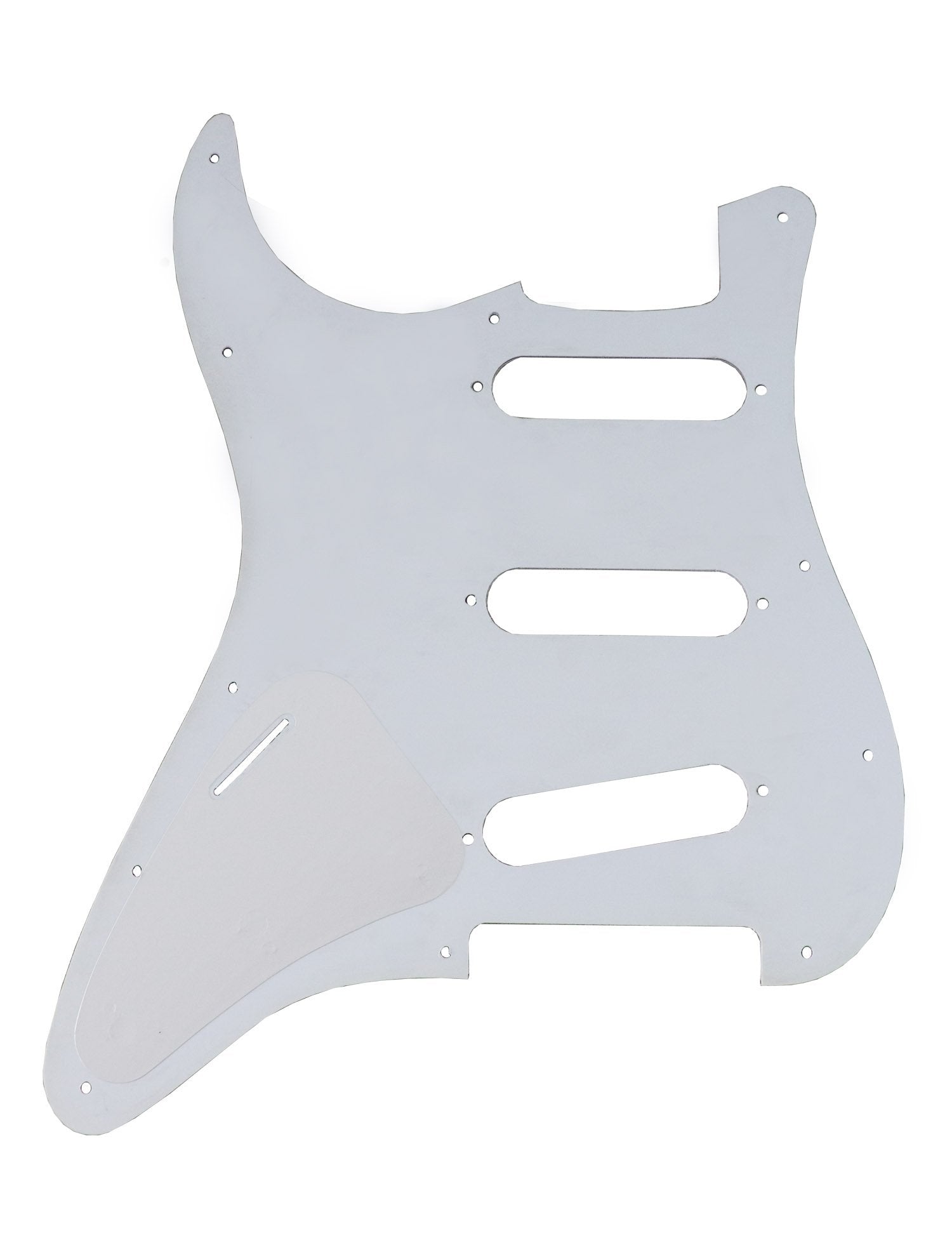 Metallor Electric Guitar Pickguard 3 Ply 11 Holes Sss Single Coil Compatible With Strat Style Modern Guitar Parts Replacement (W