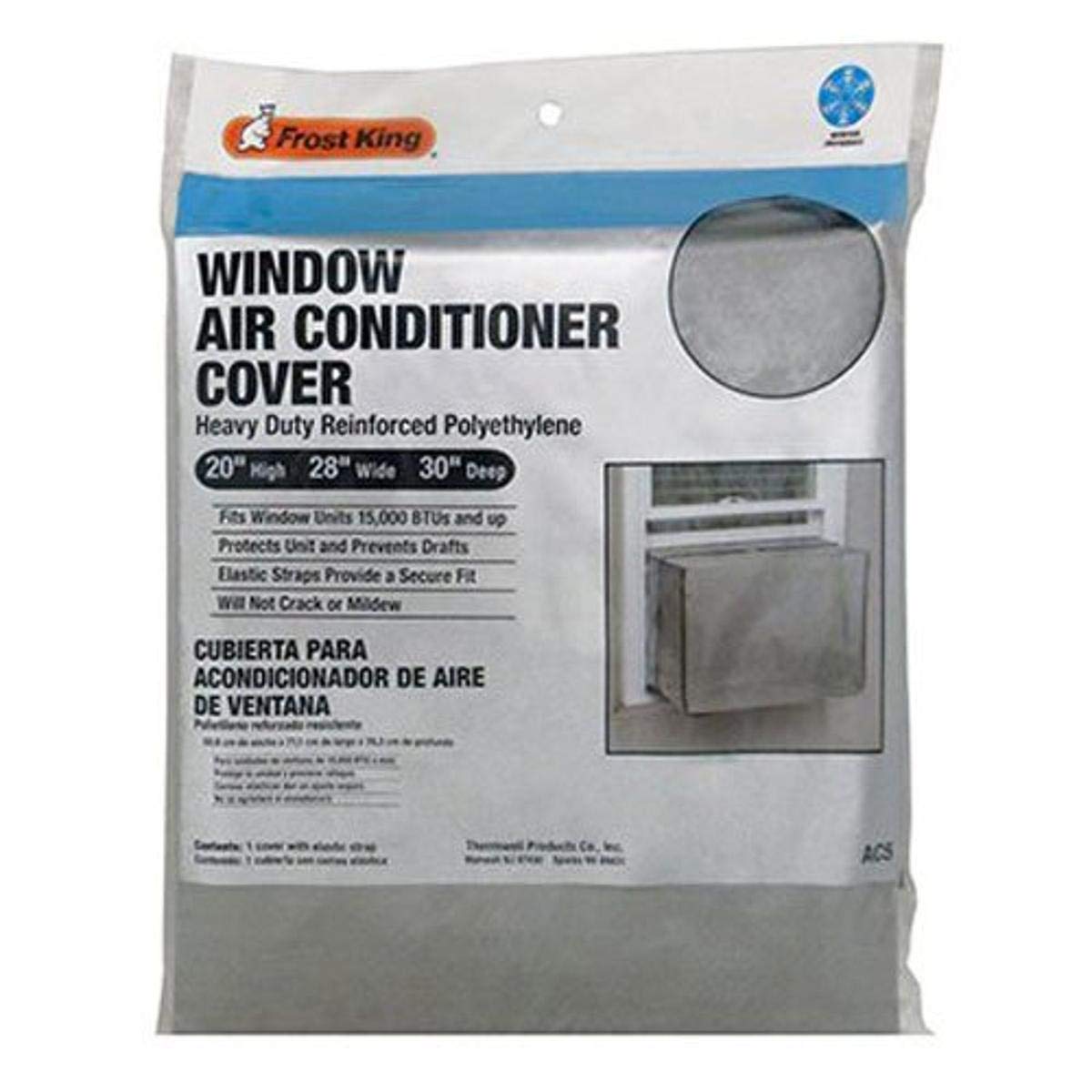 Thermwell Products Ac5H Outside Window Air Conditioner Cover, 20'' X 28'' X 30'', Gray|Grays