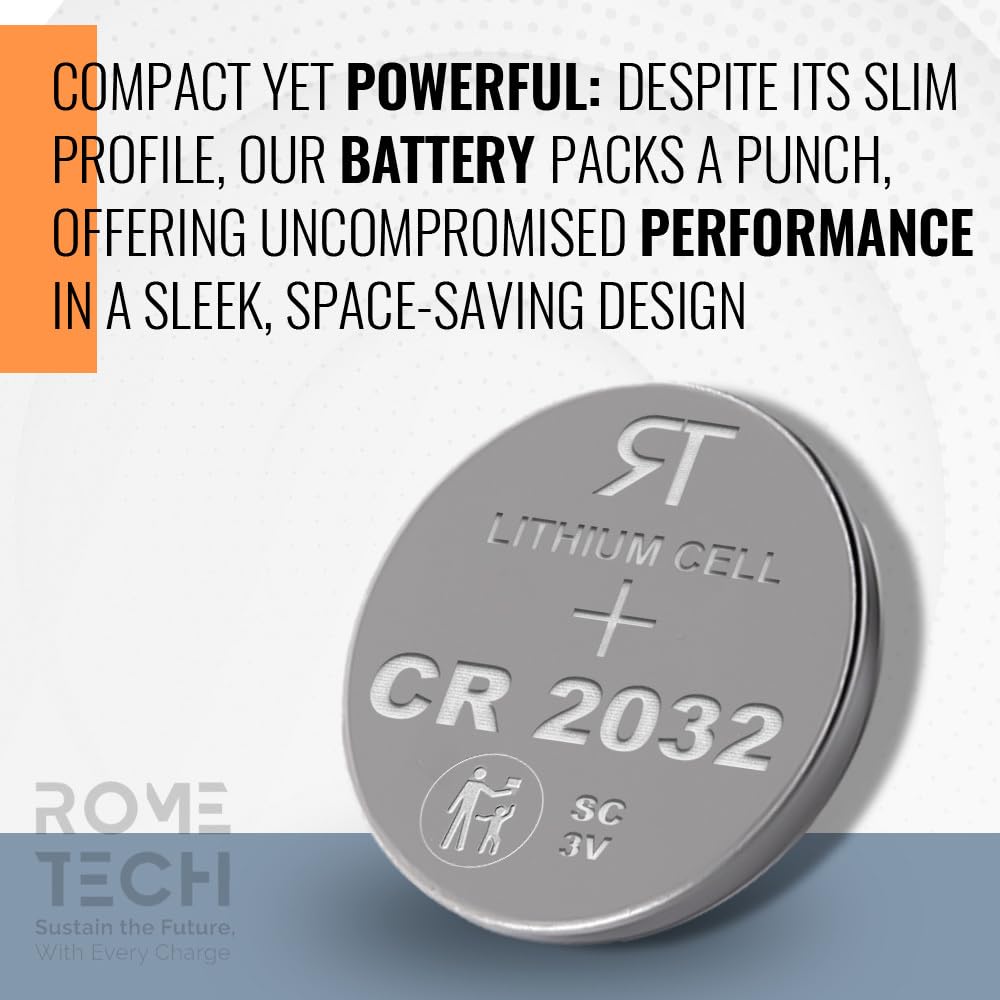 Rome Tech Car Key Fob Cr2032 Batteries Replacement Compatible With Gmc Sierra 2019 2022, Gmc Yukon 2014 2020, Gmc Terrain 2010 2