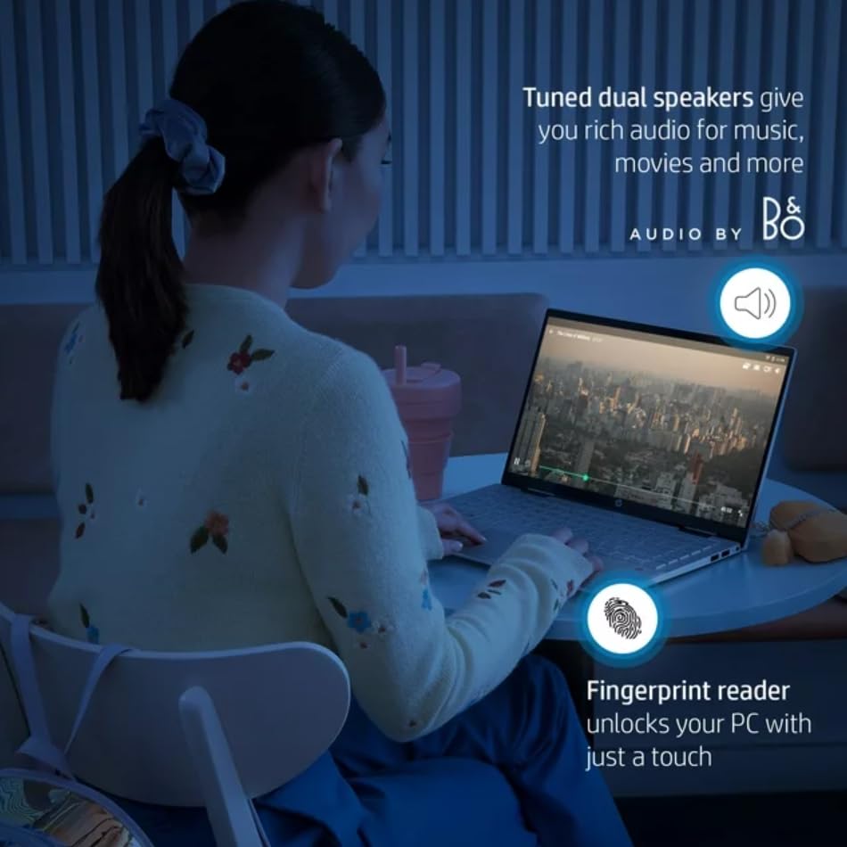 Hp 14'' Fhd Touchscreen Pavilion X360 2 In 1 Laptop   Intel Core I5 1235U(>I7 1260U)   Wi Fi 6   Bluetooth   Silver, Windows 11