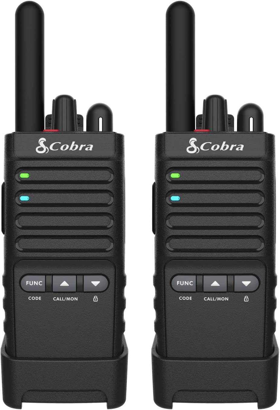 Cobra PX650 - Professional/Business Walkie Talkies - Rechargeable, 300,000 sq. ft/25 Floor Range, Dust Protected and Splashproof