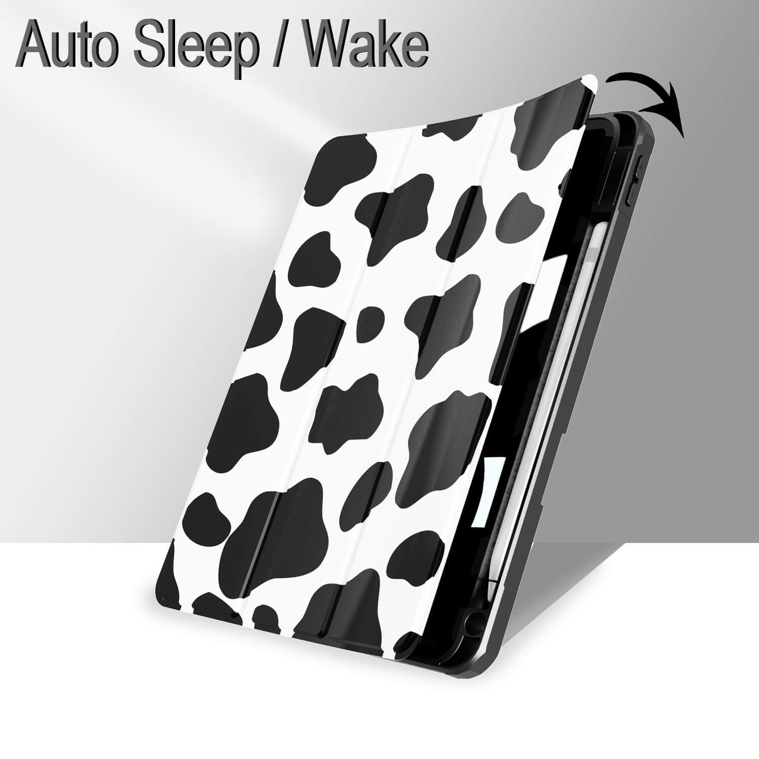 Feams Case For Ipad Air 11 Inch M2 (2024), Ipad Air 5Th Generation Case, Ipad Air 5Th/4Th 10.9 Inch 2022/2020 Case Clear Back Wi