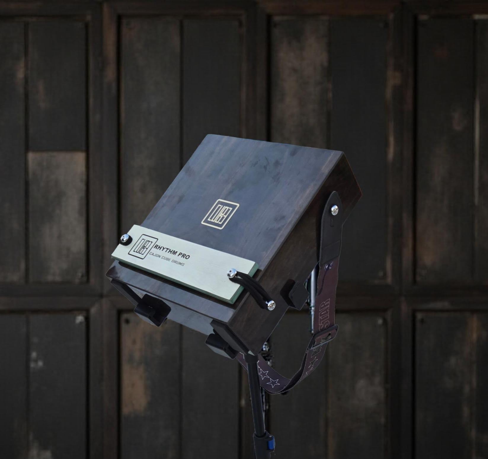 RHYTHM PRO CUBE UNIQUE, HANDCRAFTED, PORTABLE CAJON COMPACT DOUBLESIDED WITH EXTERNAL SNARE TAP & STRAP INCLUDED.Perfect for pr
