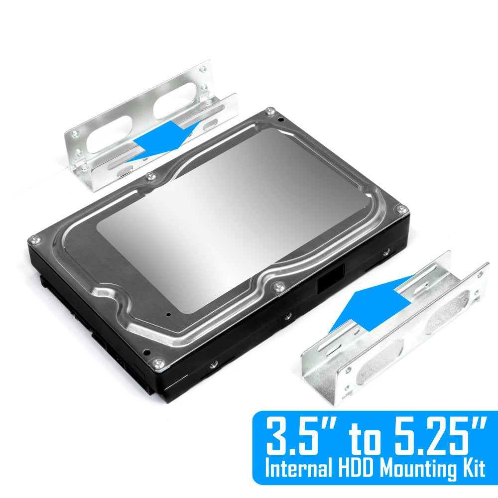 Kingwin Ssd Hard Drive Mounting Kit Internal, Convert Any 3.5    Solid State Drive / Hdd Into One 5.25 Inch Drive Bay. Mounting