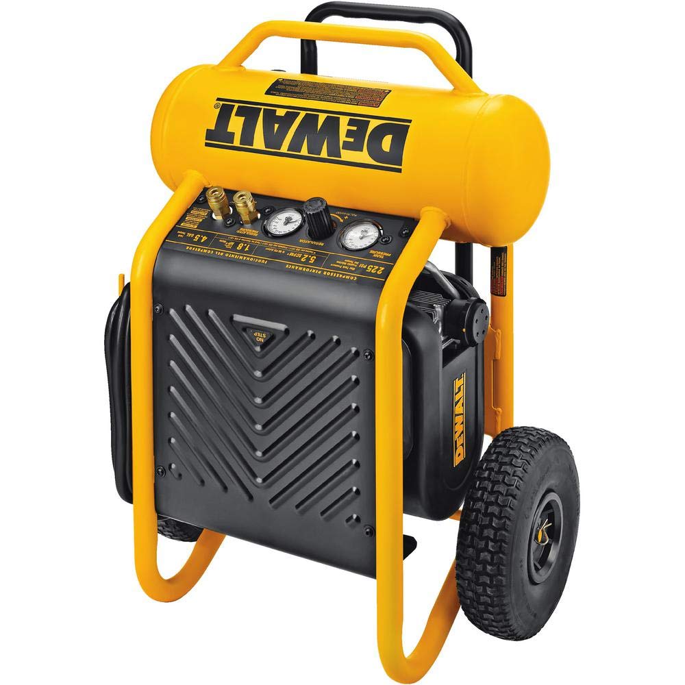 Dewalt D55146 1.6 Hp Continuous 200 Psi, 4.5 Gallon Compressor, 17 X 33.75 X 24.5