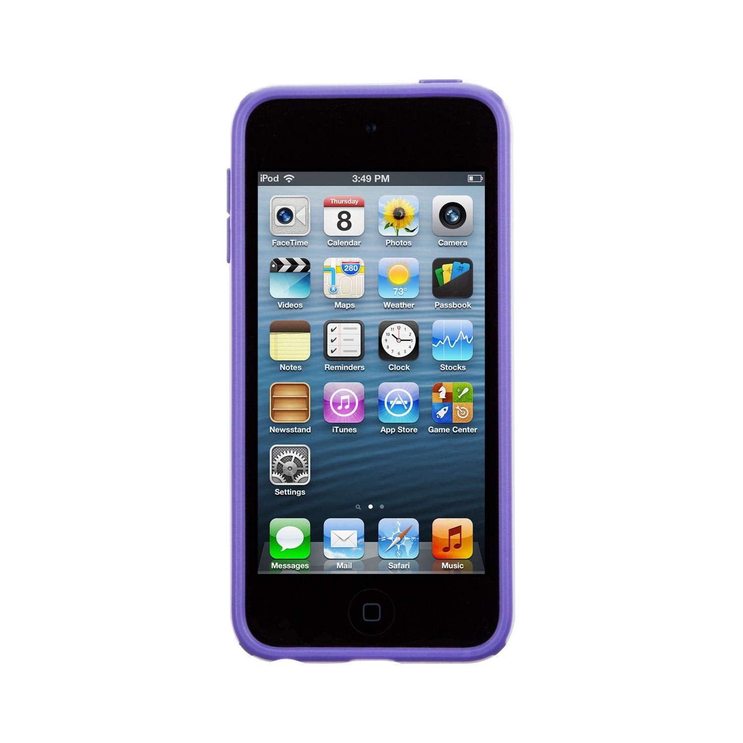 Speck Products Glossy Candyshell Case For Ipod Touch 5 (White/Grape Purple)