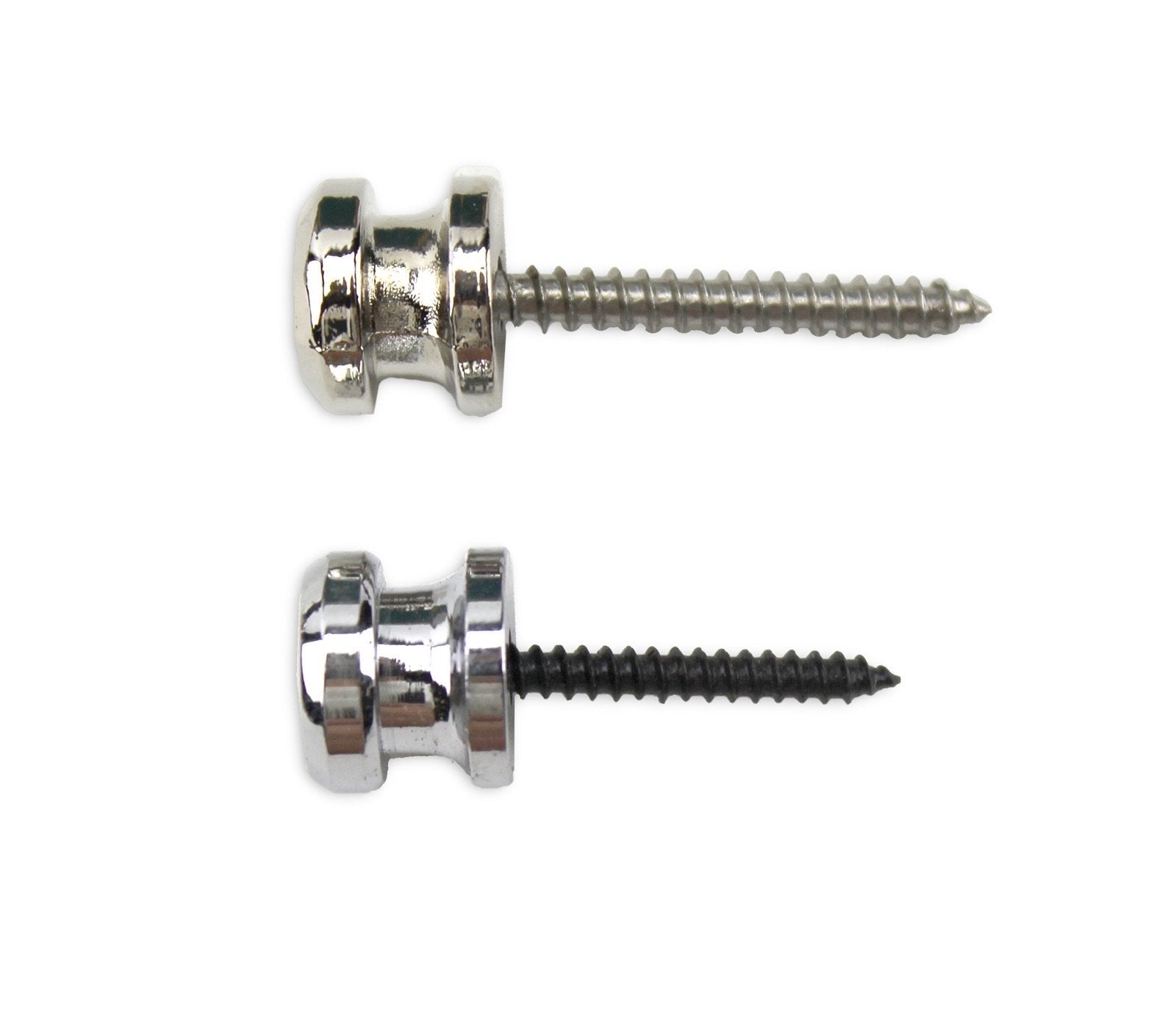 Walker & Williams Extra Long Deep Barrel Black Strap Locks For Thick Guitar Straps