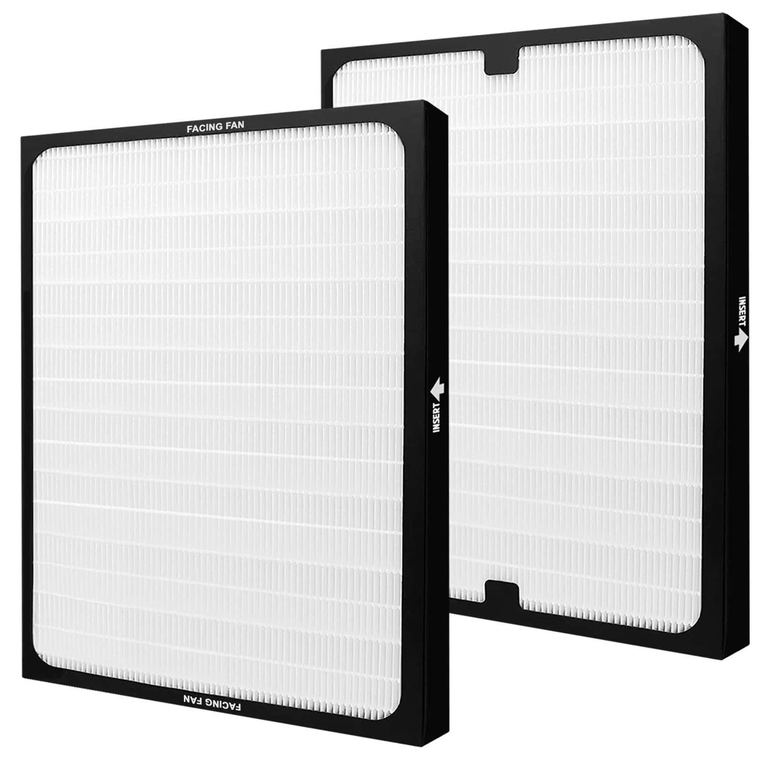 2 Pack 200/300 Replacement Filters   For Blueair 200/300 Series   Perfect Fit For Blueair Classic 200, 201, 203, 205, 210, 215,