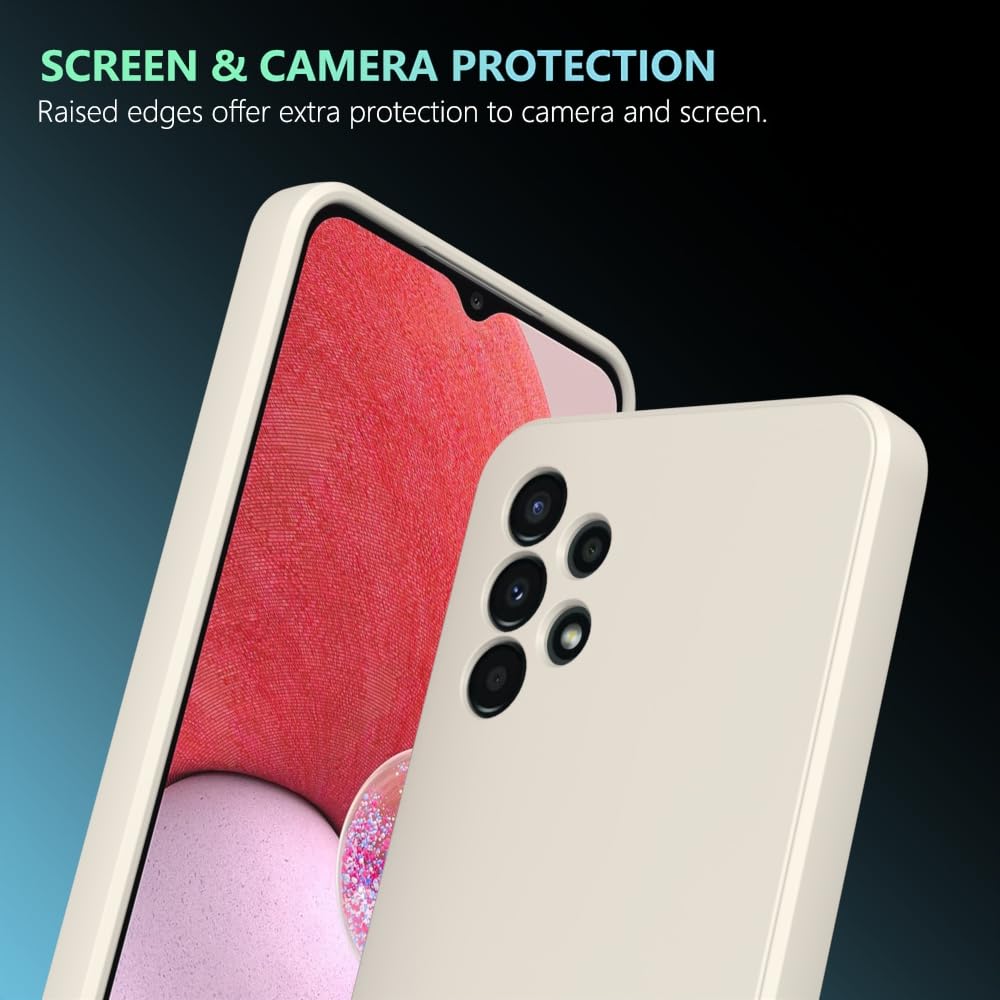 Wogroo For Samsung Galaxy A13 4G Case White, Scratch Resistant With Soft Touch, Slim Thin Phone Cover For Samsung Galaxy A13 4G