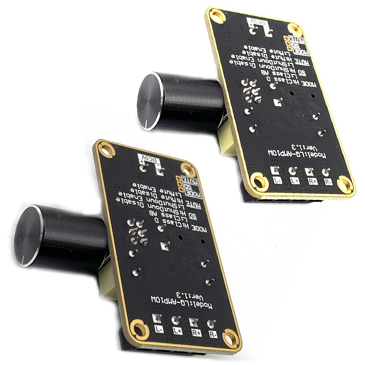 Kiro&Seeu 2Pcs Pam8406 Mini Audio Amplifier Board Dc 5V, 5W+5W Amplifier Module, Digital Power Amp Module Class D 2.0 Dual Chann