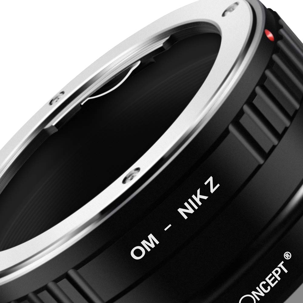 K&F Concept Lens Mount Adapter For Olympus Om Mount Lens To Nikon Z6 Z7 Camera