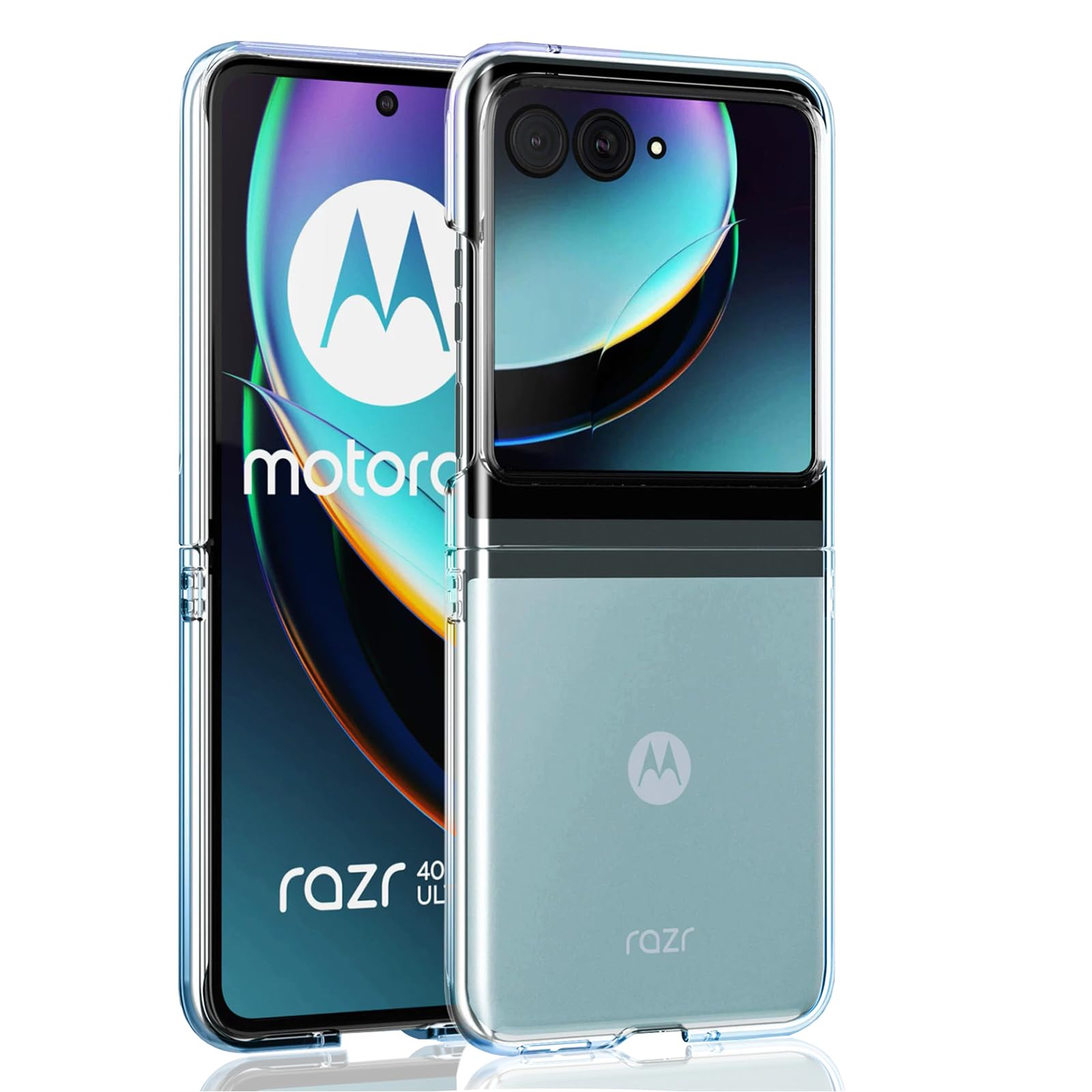 Crystal Clear Case For Motorola Razr 40 Ultra,Enhanced Protection For Moto Razr + 2023 With Transparent Pc Case Razr Plus 2023 P