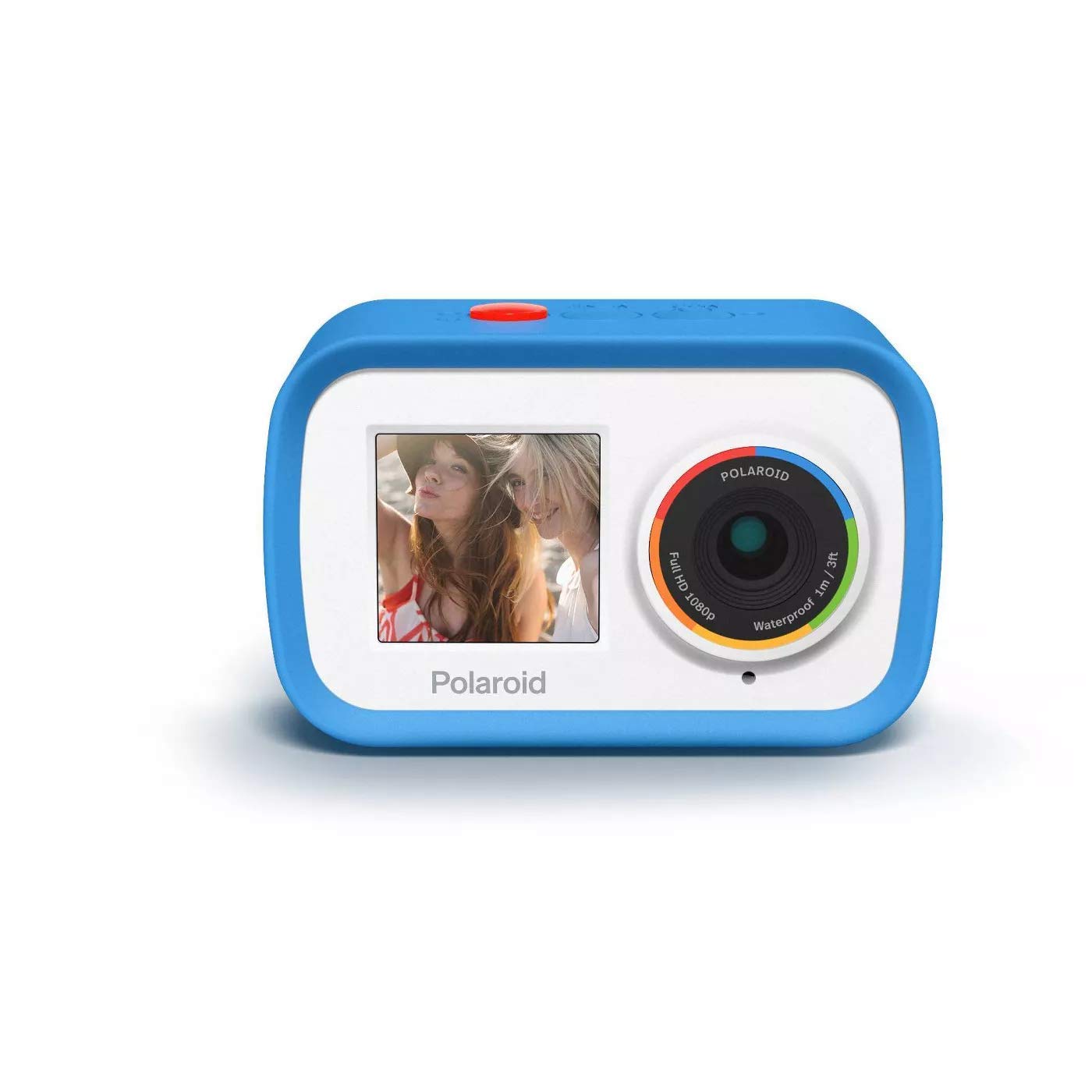 Polaroid Dual Screen Wifi Action Camera 4K 18Mp, Waterproof Sports Polaroid Camera With Built In Rechargeable Battery And Mounti