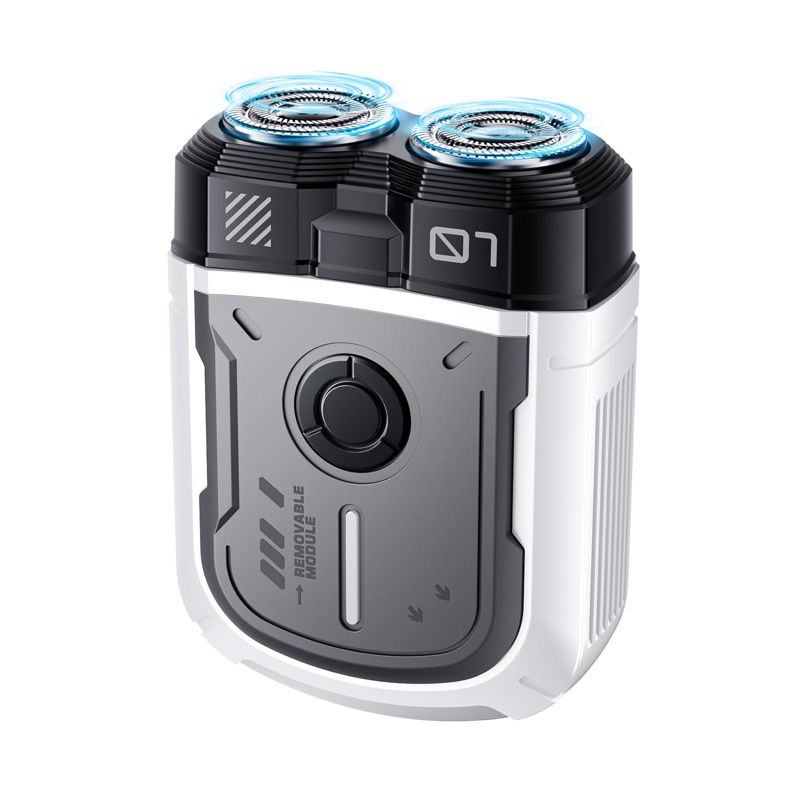 Electric Shavers For Men,Mini Electric Razor,Electric Shavers For Men Face,Usb Rechargeable Portable Travel Shaver,Double Ring M