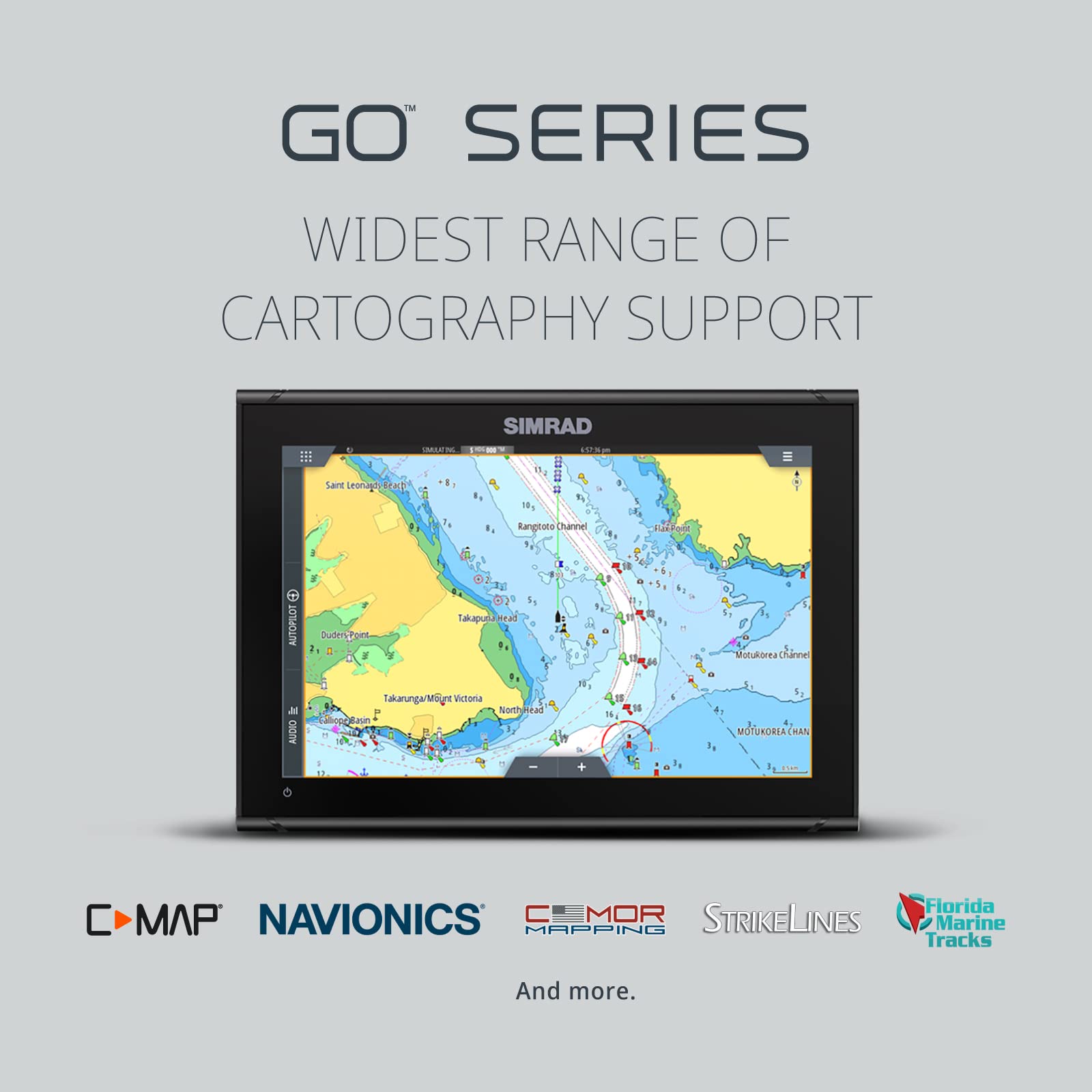 Simrad Go9 Xse   9 Inch Chartplotter With Active Imaging 3 In 1 Transducer, C Map Discover Chart Card