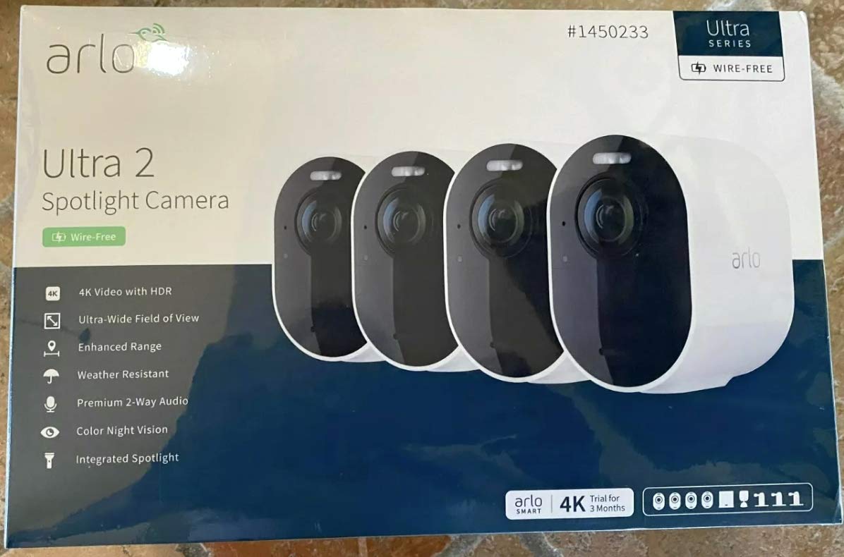 Arlo Ultra 2 Spotlight Camera Security System
