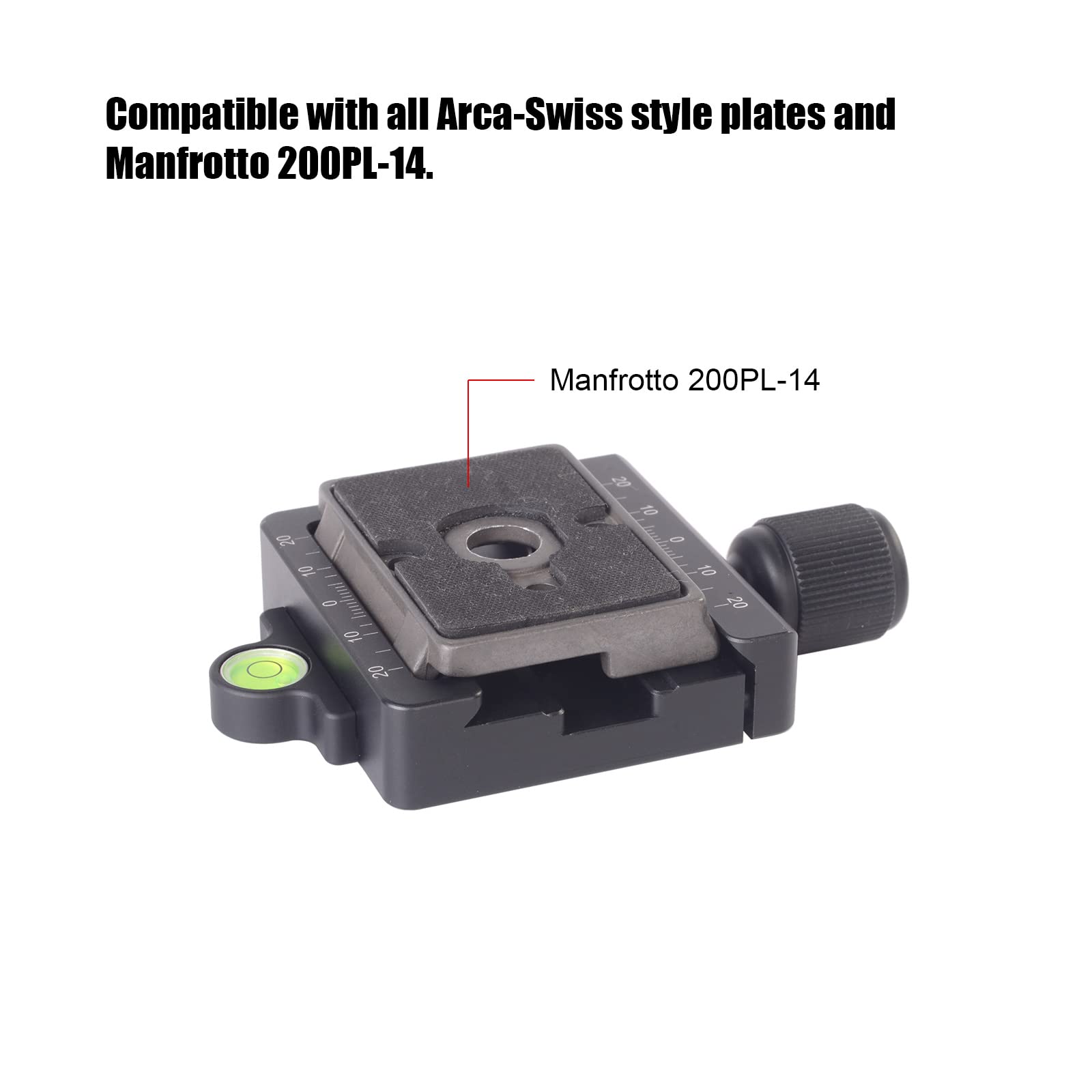 Sunwayfoto Mac 14 60Mm Clamp Arca/Manfrotto/Bogen Compatible/Tripod Head