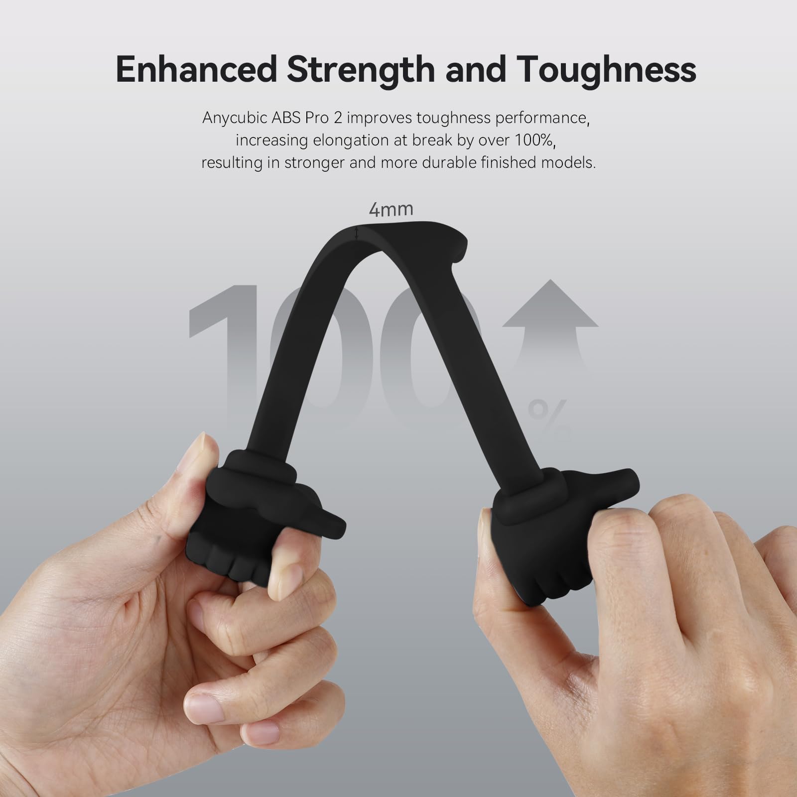 Anycubic Abs-Like Resin Pro 2, Upgraded 8K 3D Printer Resin With Enhanced Strength And Toughness, High Precision, Low Odor, Wide