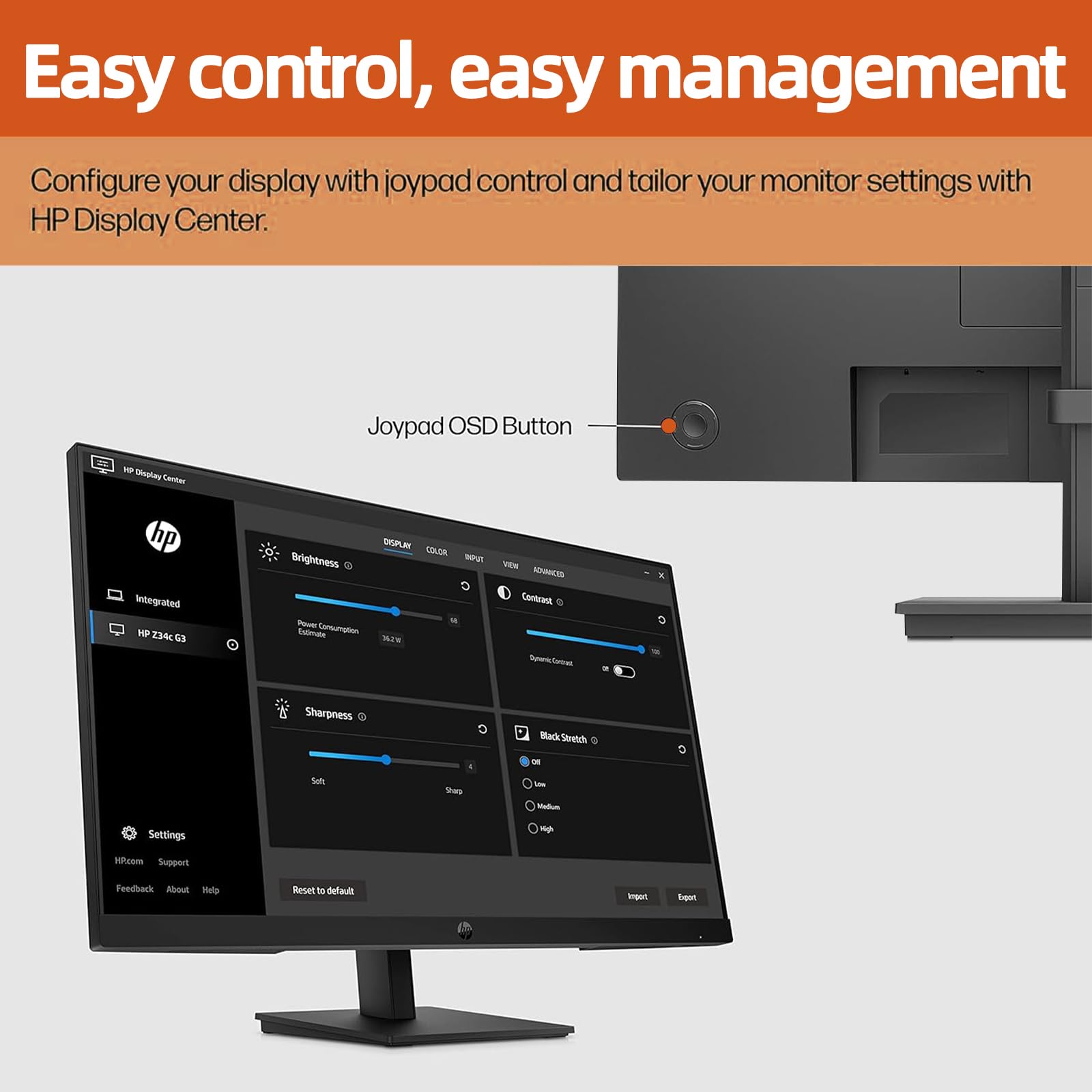 Hp 27'' Fhd Gaming Office Monitor, 3-Side Borderless, 75Hz, Amd Freesync, 1Ms (Vrb), Vesa, Highly, Tilt Adjustable Stand Built-I