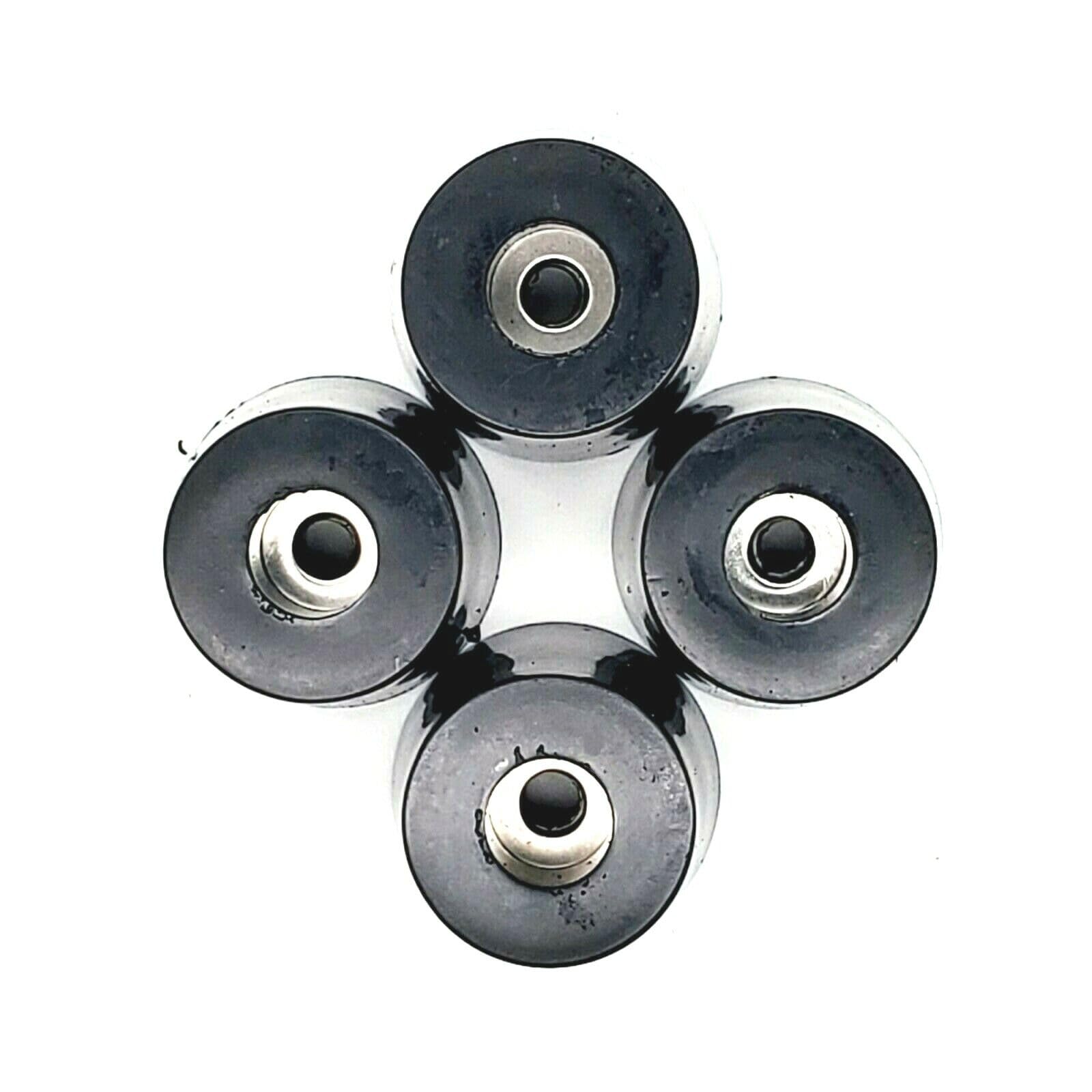 1 1/4 Tall X 1 1/4 Wide Base Round Rubber Feet Screw In Bumpers For Guitar Amps, Equipment, And Furniture (12 Pack)