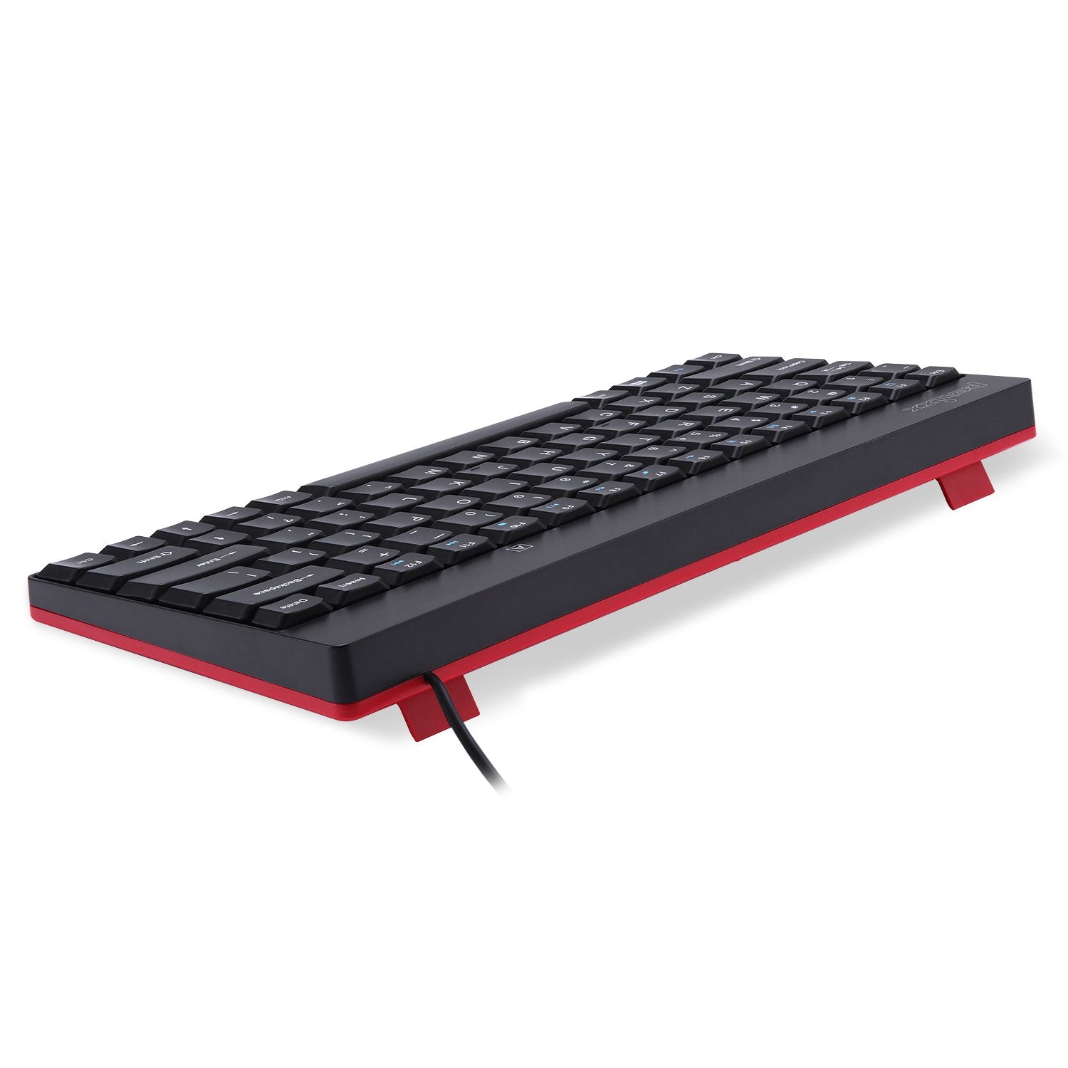 Perixx Periduo 212 Wired Mini Keyboard And Mouse Set, Usb Connection, Black, Us English Layout