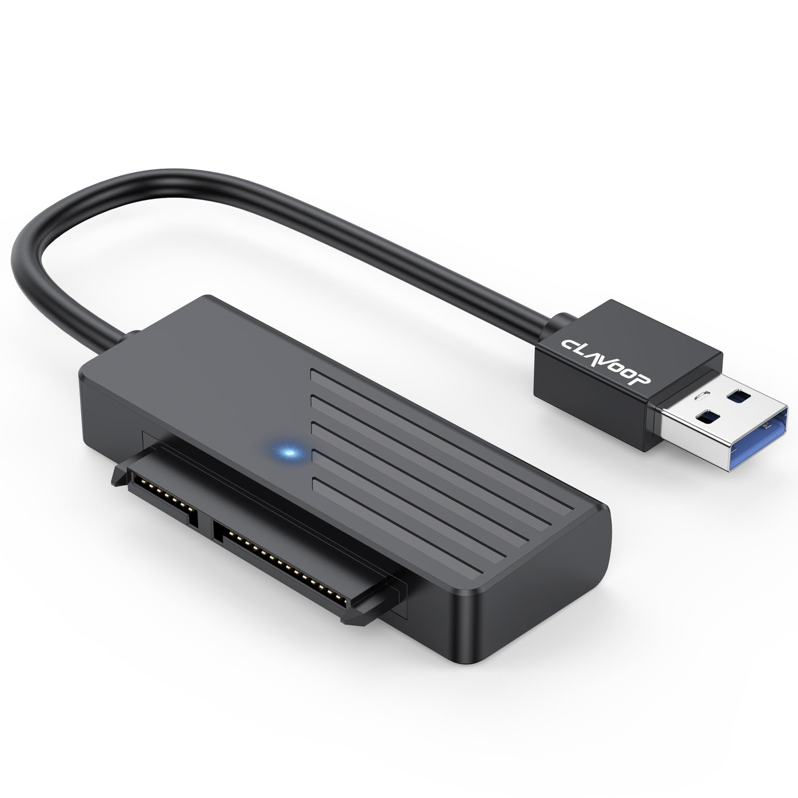 Clavoop Sata To Usb 3.0 Adapter, Usb To Sata Adapters 2.5'' Ssd To Usb Sata Iii Hard Drive To Usb Adapter Cable, Usb A Sata Exte