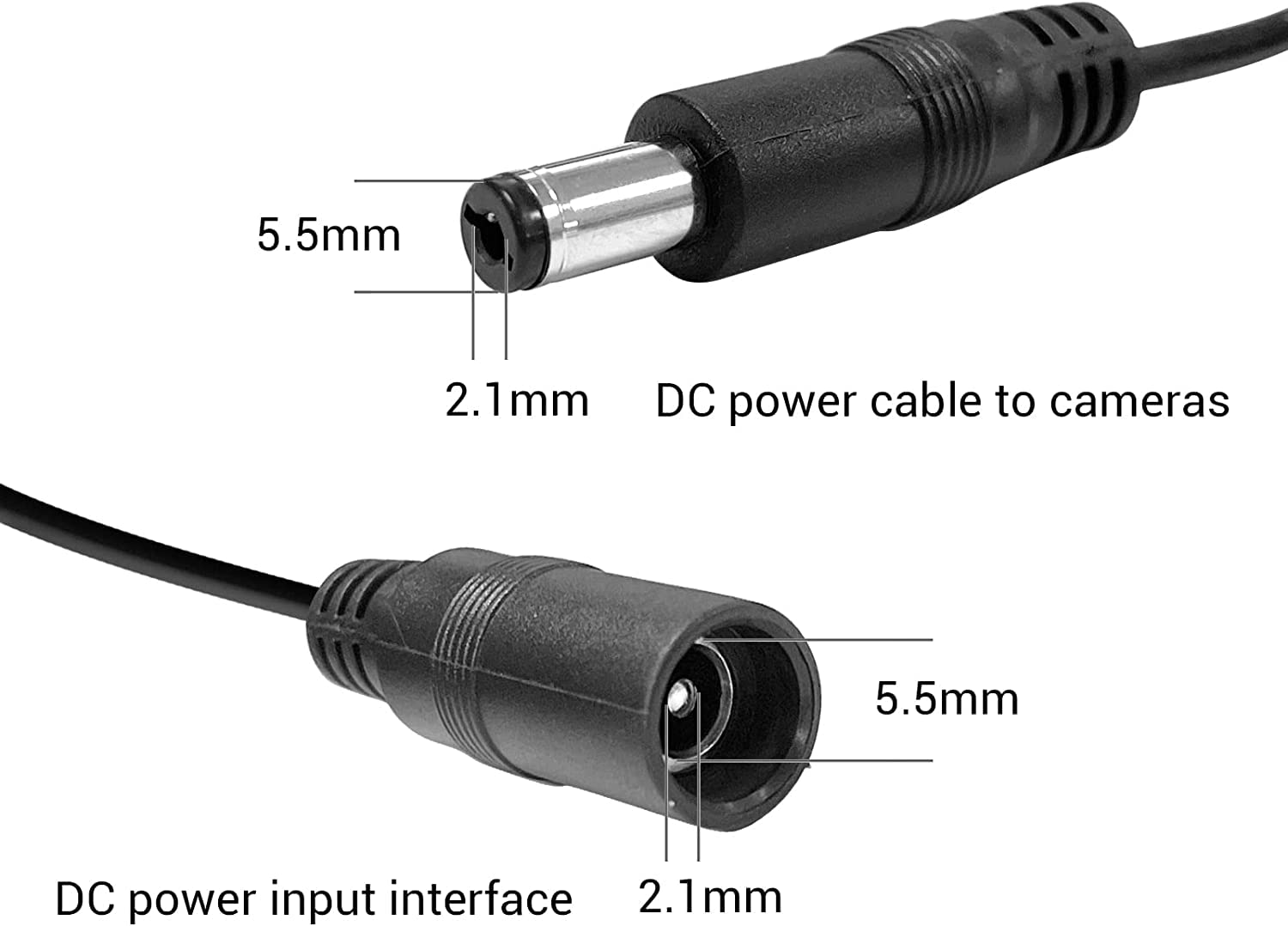 Tigersecu 12V 8A Power Adapter For Security Cameras And Dvrs, With 9 Way Splitter, 100V 240V, 2.1X5.5Mm, Compatible With Lorex,