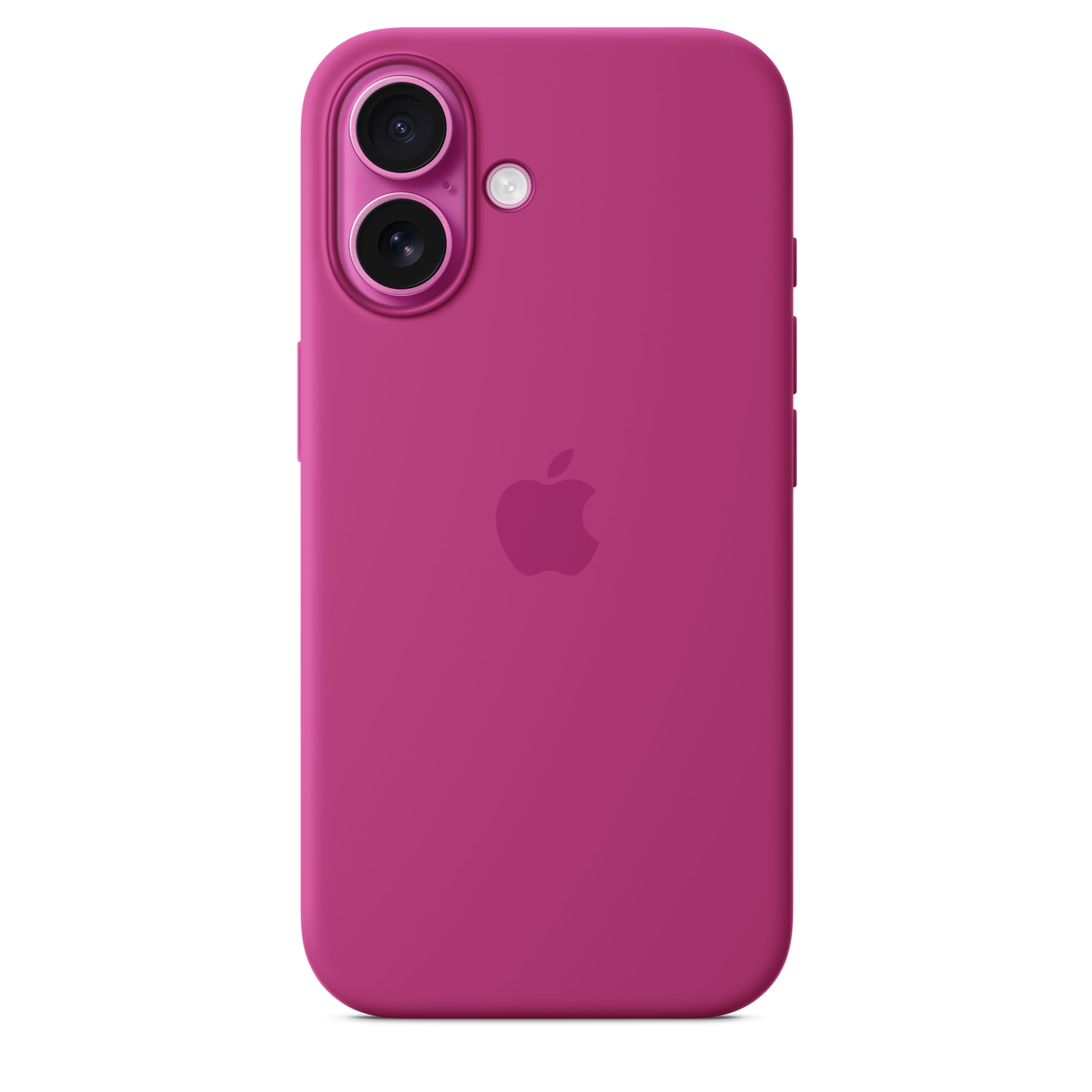 Apple Iphone 16 Silicone Case With Magsafe And Camera Control   Fuchsia