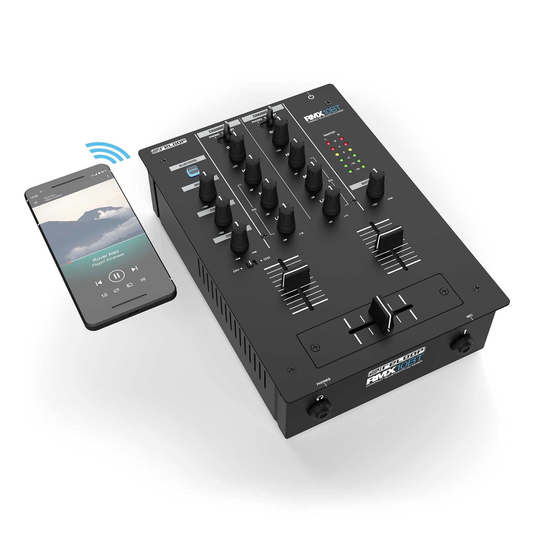 Reloop Rmx 10Bt Compact Bluetooth Dj Mixer