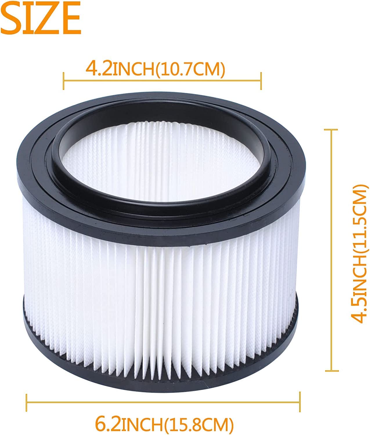 17810 Filter Compatible With Craftsman 4 Gallon Vacuum Filter,9 17810 Wet Dry Vacuum Filter Compatible With Craftsman 4 Gallon R