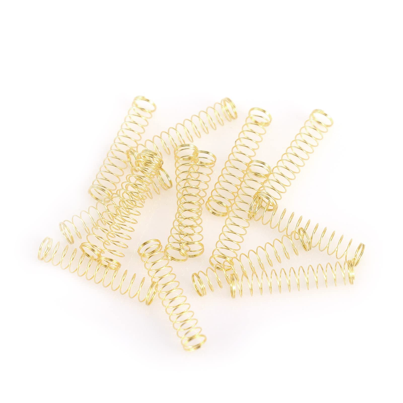 Durock Gold Plated Springs 63.5G Long Spring Custom Mechanical Keyboard Switch Springs Compatible With Cherry Mx And Variant Mec