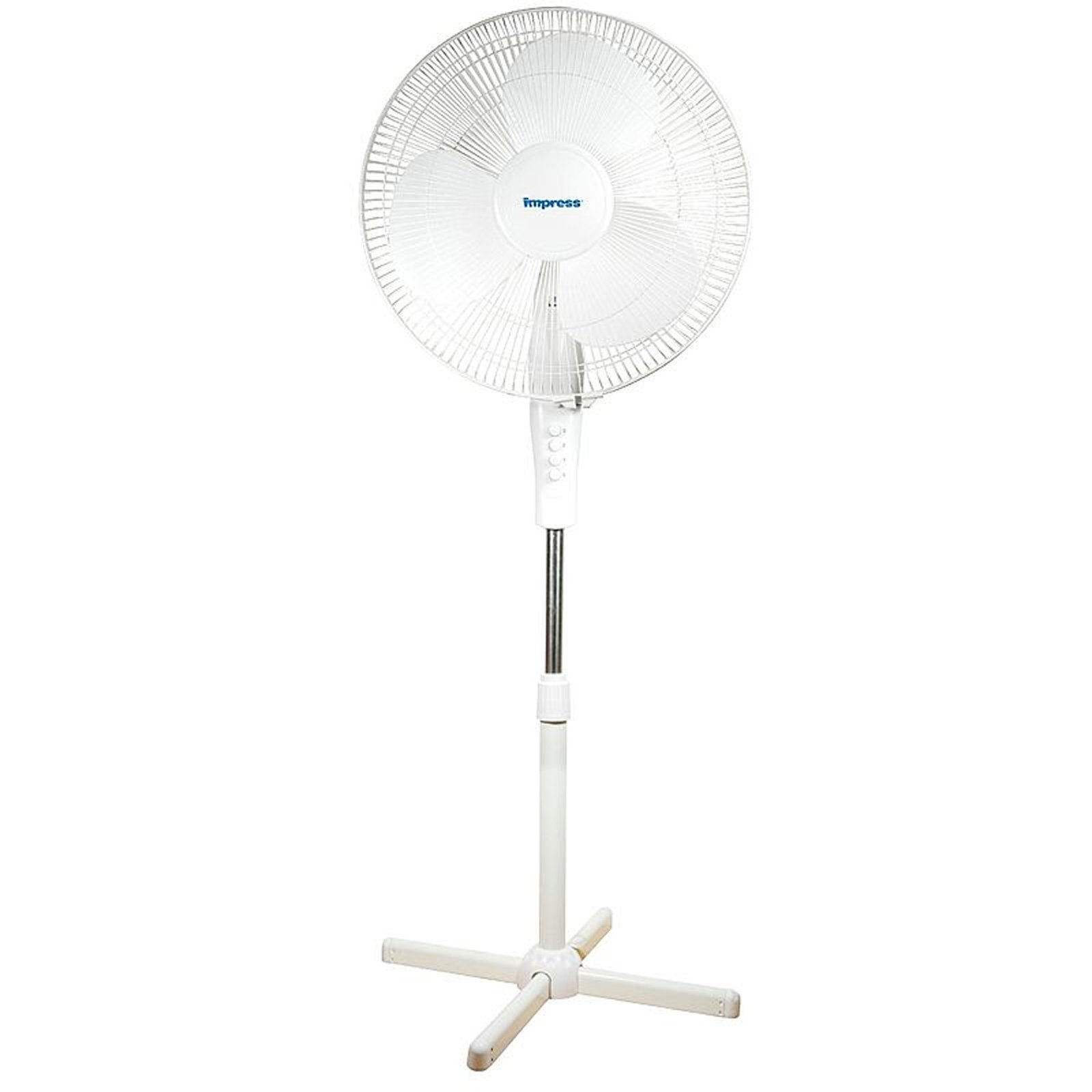 Impress 16 Inch Stand Fan White