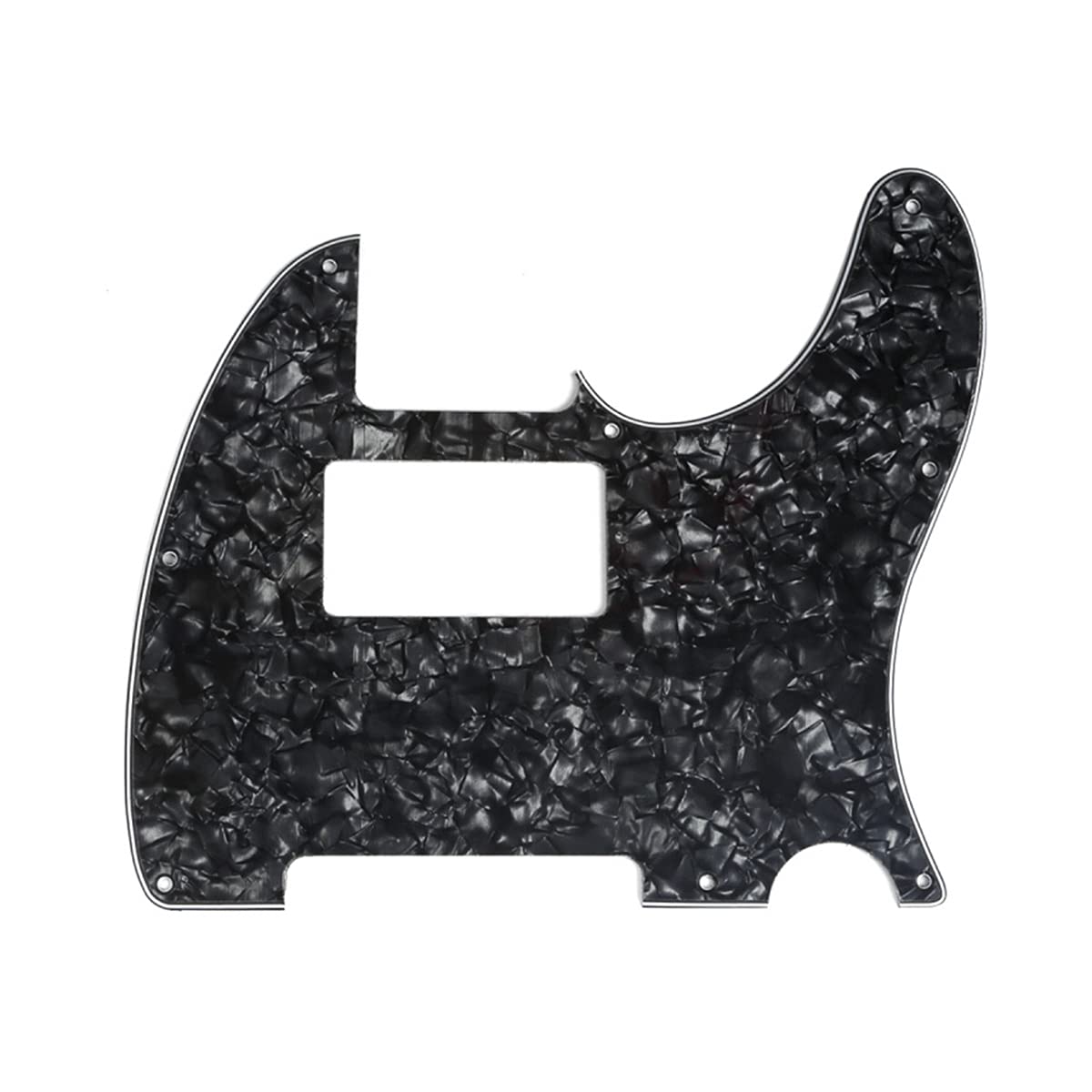 Musiclily 8 Hole Guitar Telecaster Pickguard Humbucker Hh Scratch Plate For Fender Usa/Mexican Standard Tele Parts
