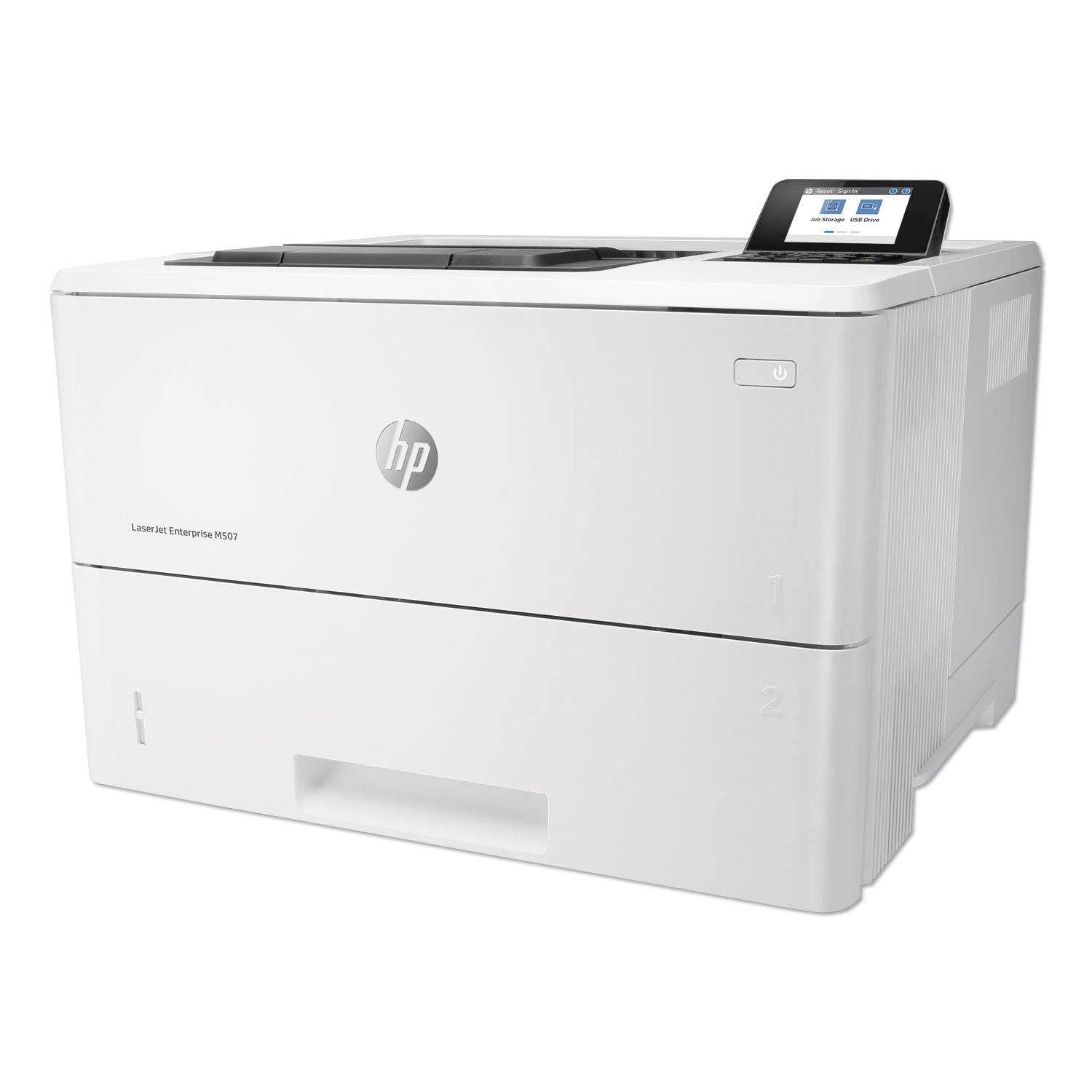 Hp Laserjet Enterprise M507N Monochrome Printer With Built-In Ethernet (1Pv86A), White