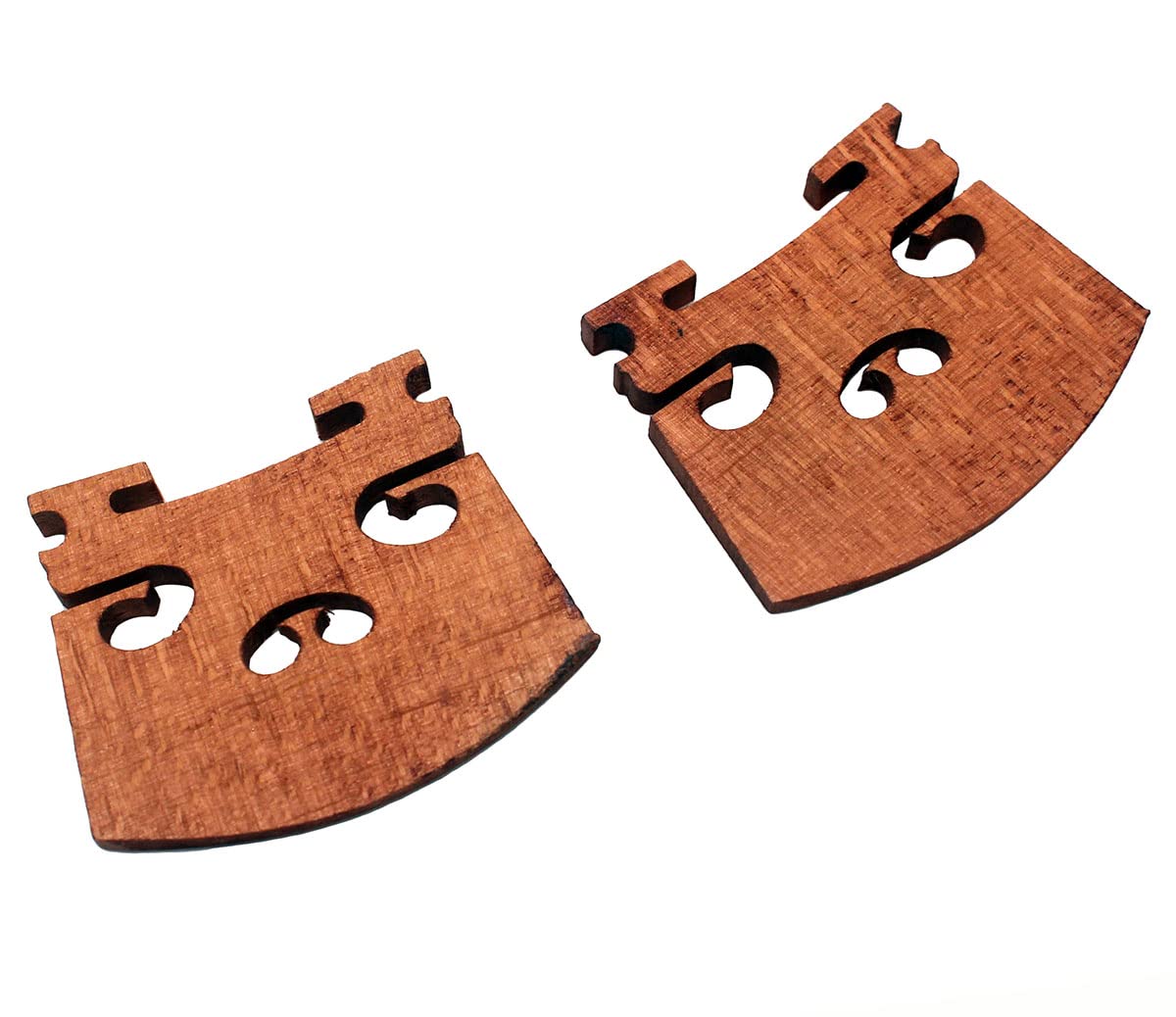 Jiayouy Fitted 4/4 Full Size Violin Maple Bridge With Reference Template Tool Violin Parts Accessories 3Pcs