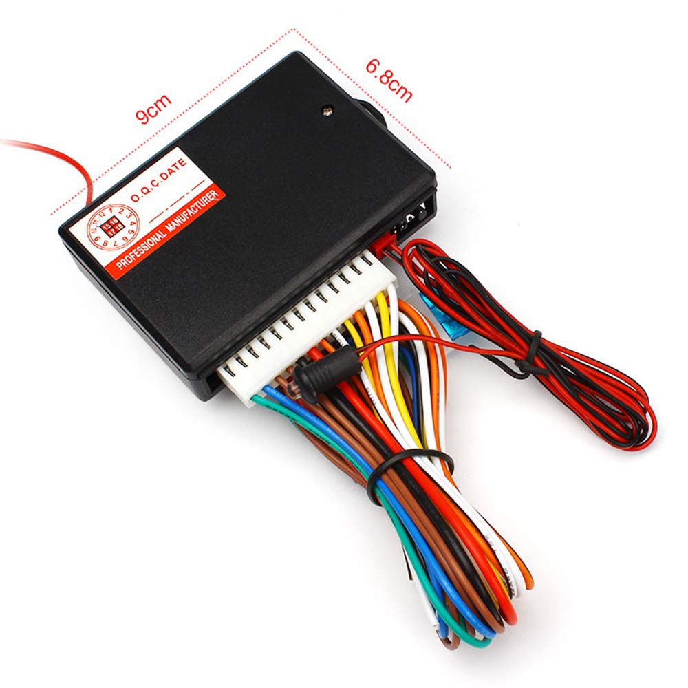 Ficbox Universal Car Door Lock Vehicle Keyless Entry System Auto Remote Central Kit With Control Box