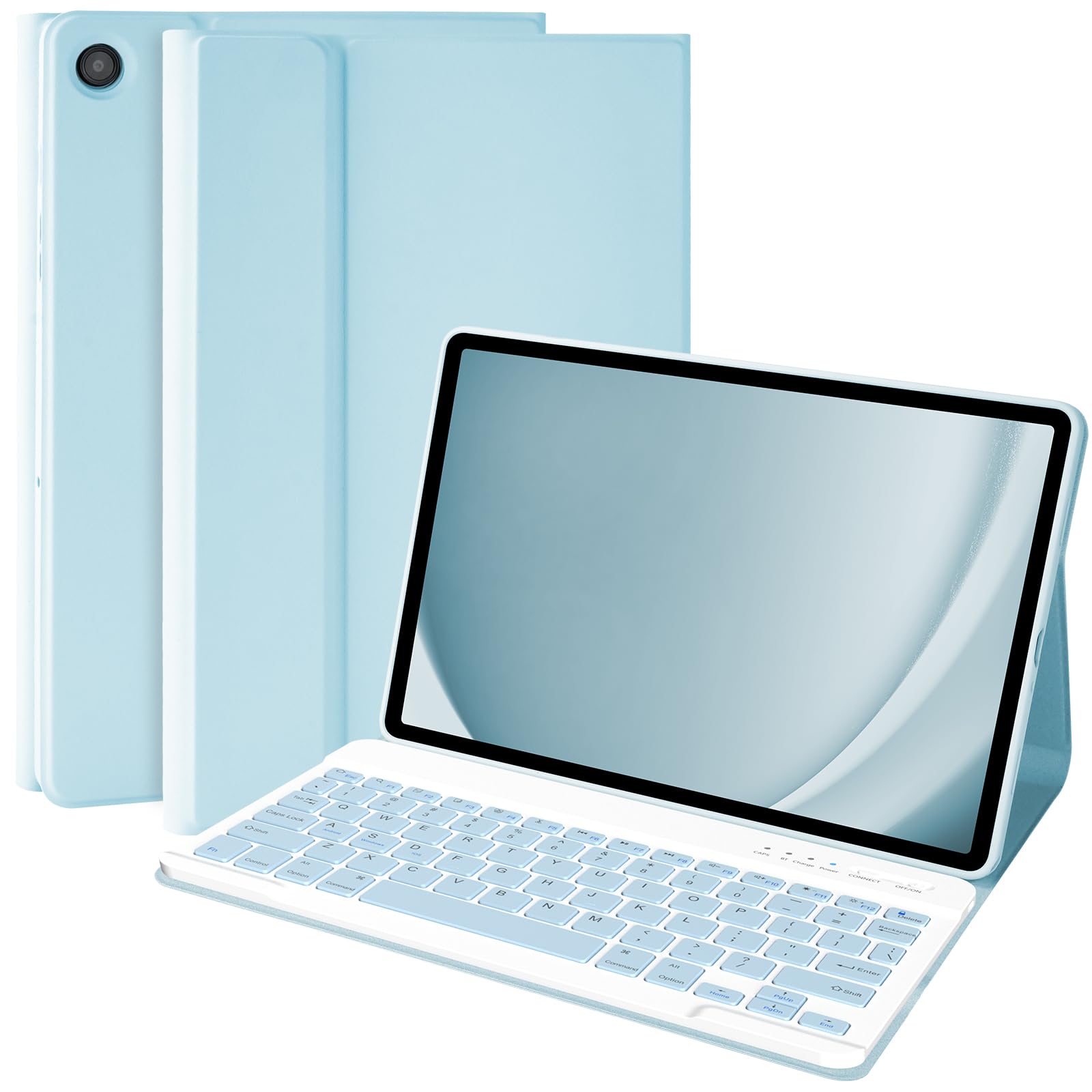 Keyboard Case For Samsung Galaxy Tab A9 Plus/A9+ 5G 11 Inch 2023, Samsung A9 Plus Tablet Case With Detachable Wireless Bluetooth