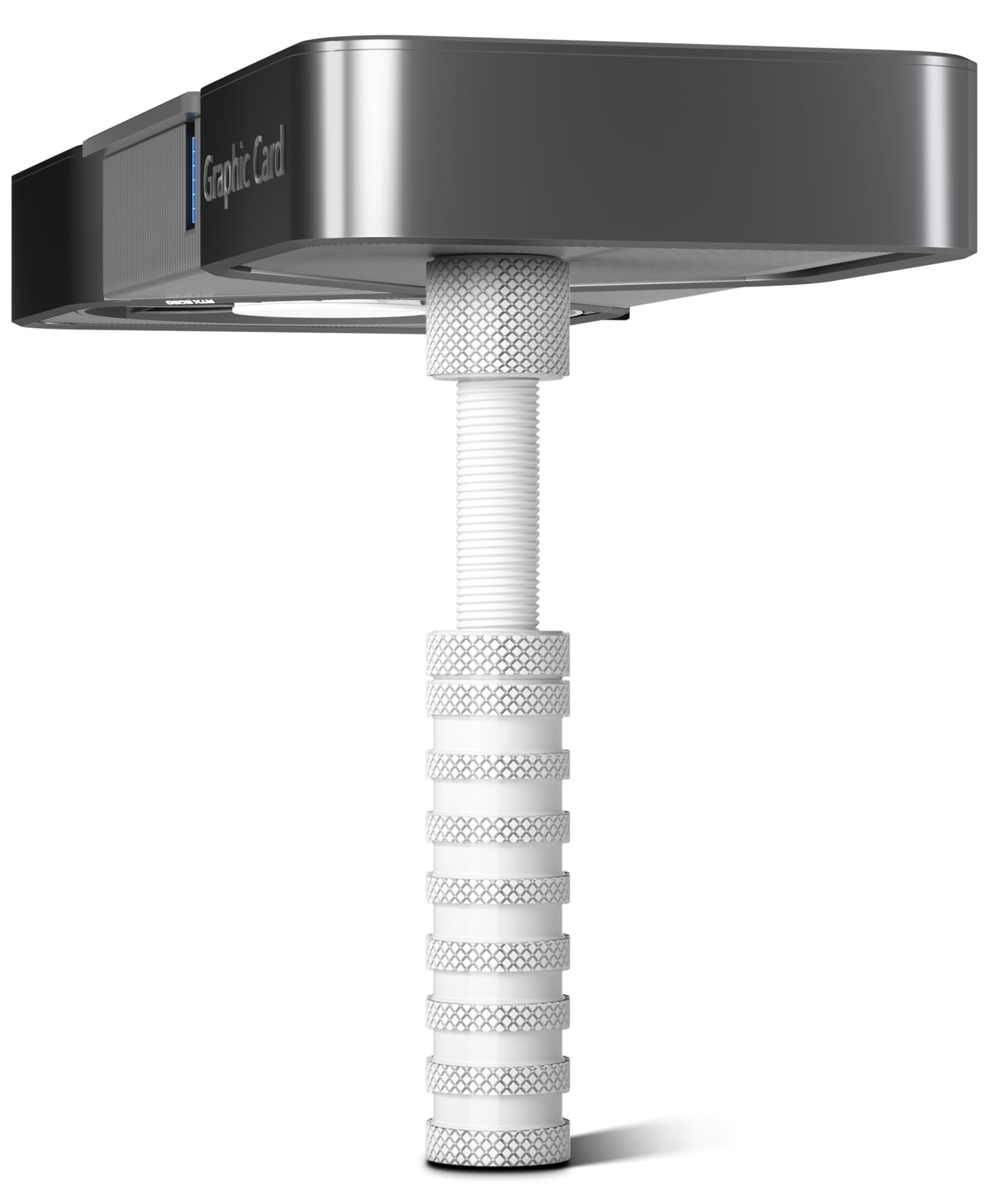 Ausvrkkit Gpu Support Bracket, 2.75 4.52Inch Gpu Sag Bracket With Non Slip Sheet, Gpu Holder For Prevent Graphics Card Sag (Whit