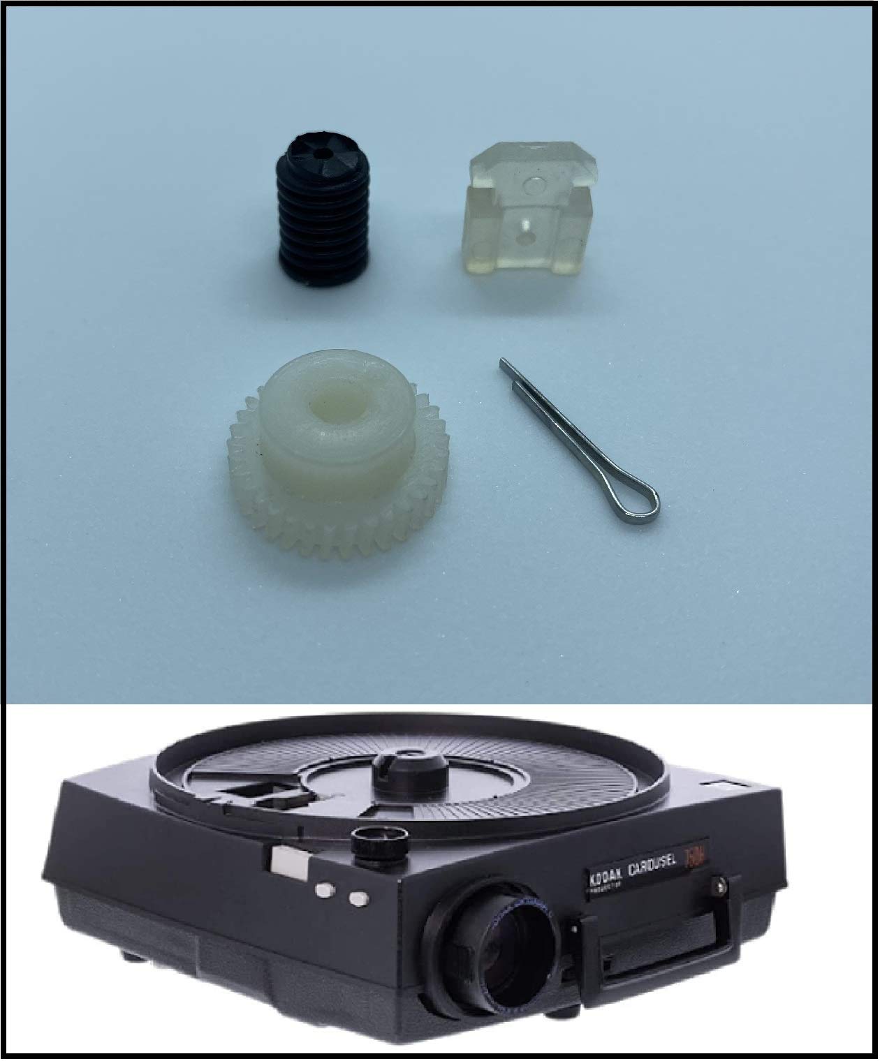 Repair Kit For Kodak Carousel Slide Projector With Focus Motor   Does Not Advancing