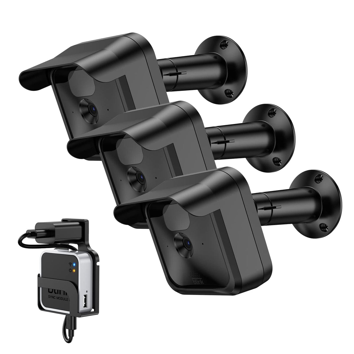 Ayotu Metal Wall Mount For Blink Outdoor 3Rd Gen/Xt2/Xt, Weatherproof Protective Housing And 360 Degree Adjustable Metal Mount W